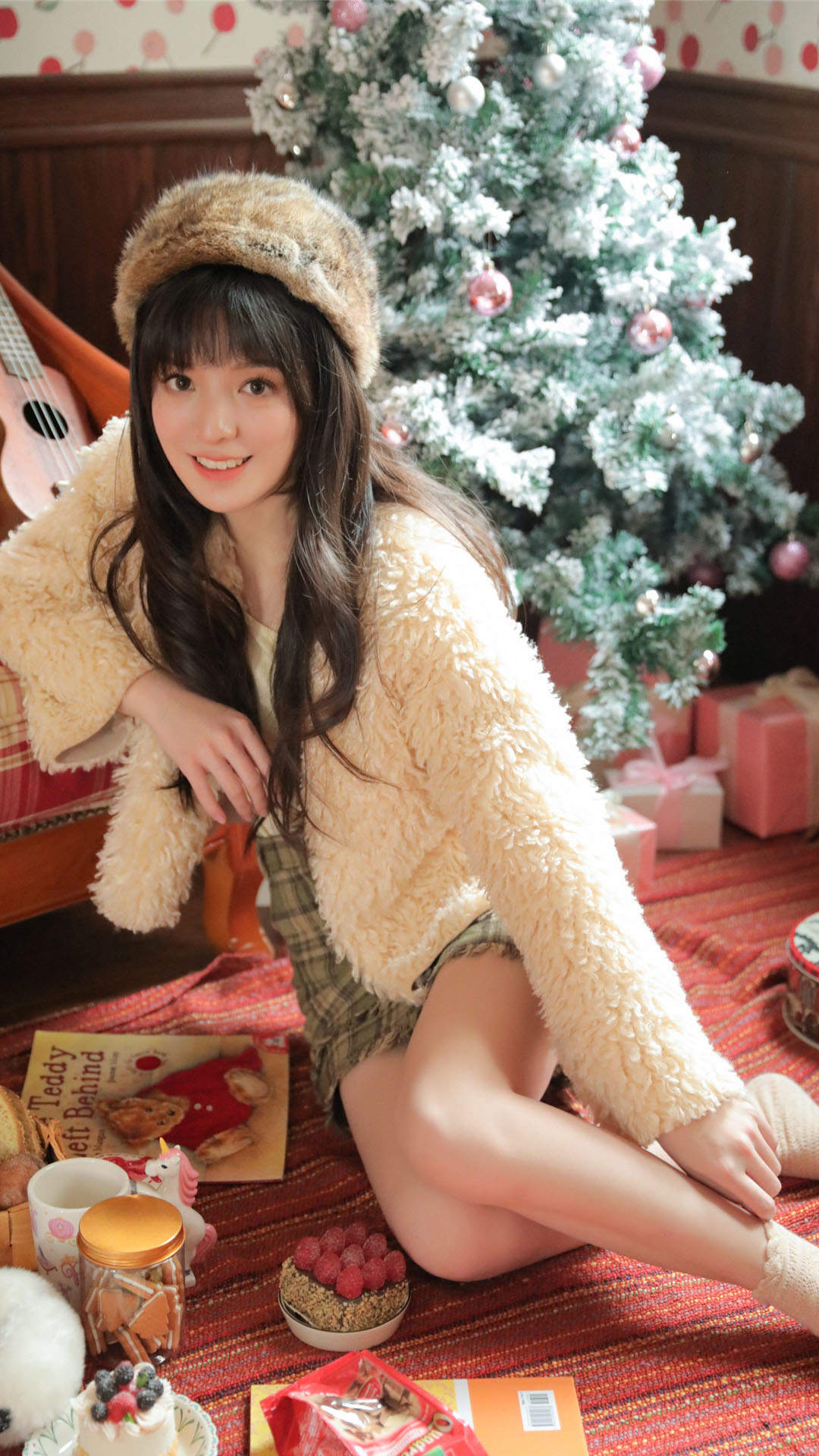 甜美蕾丝美女手机壁纸图片