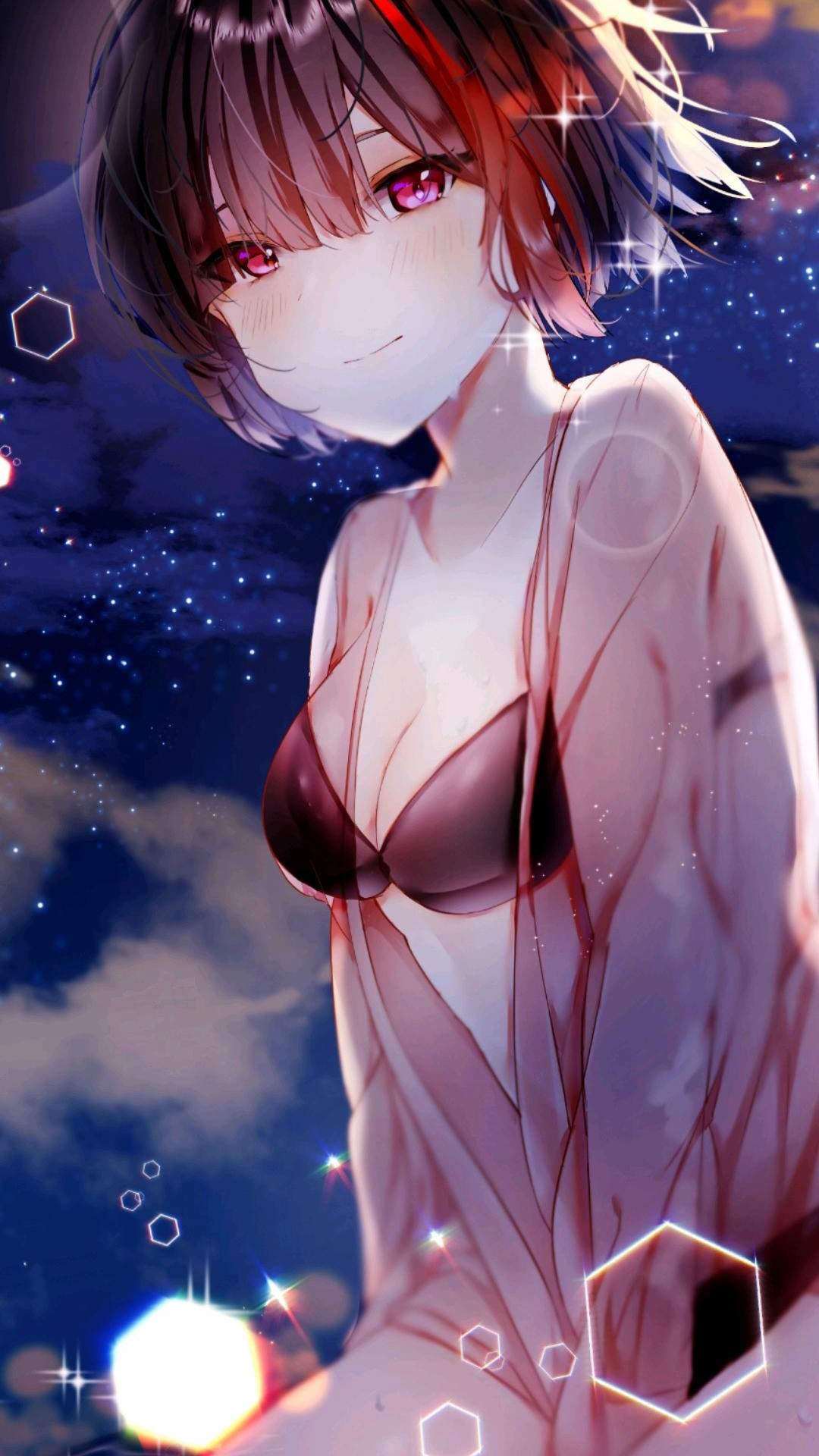 性感唯美的二次元美女手机壁纸图片