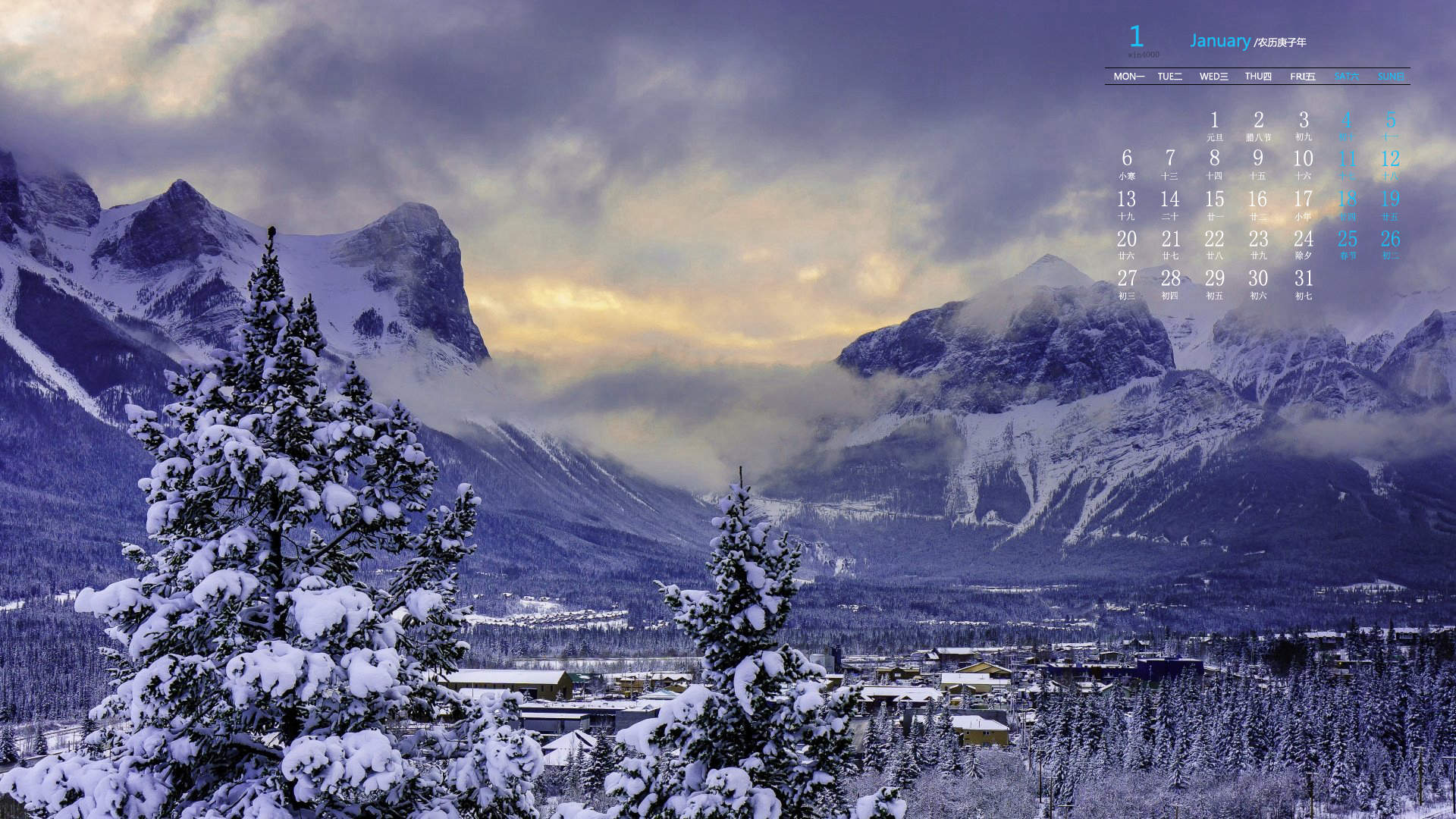 冯若绮清新雪景写真图片图片