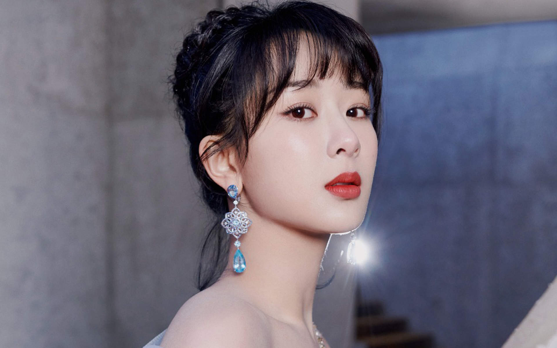高清中国内地影视北京女演员杨紫微博之夜性感优雅写真图片图片