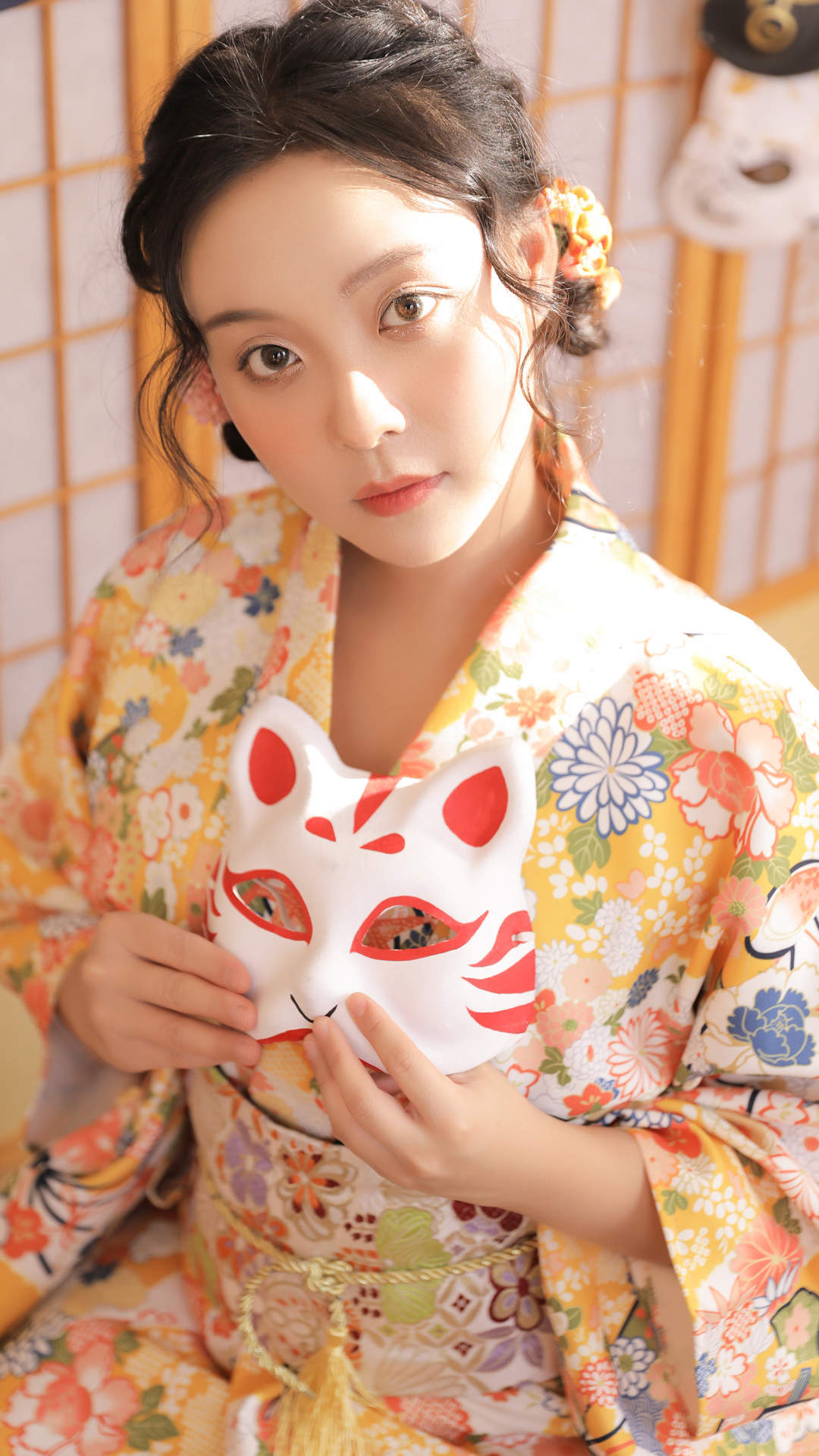 甜美蕾丝美女手机壁纸图片