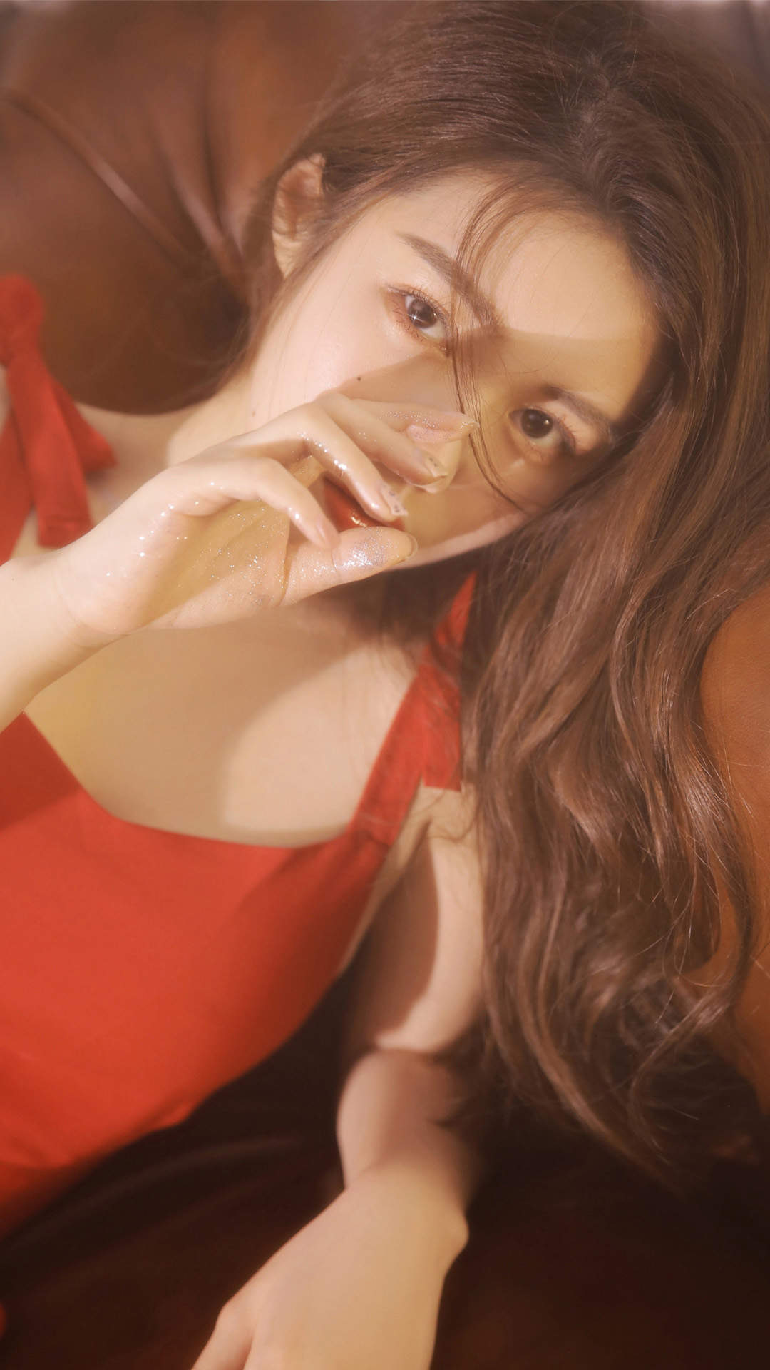 甜美蕾丝美女手机壁纸图片