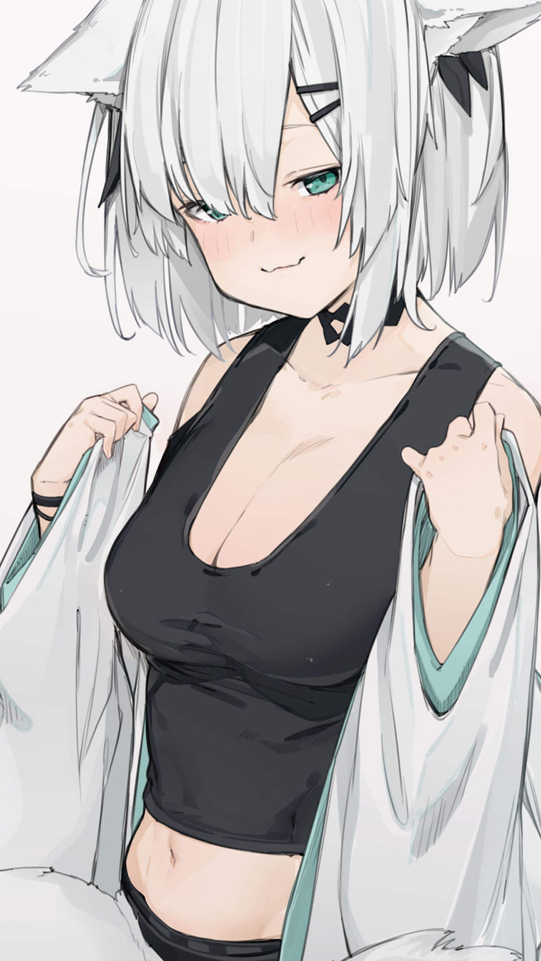 性感唯美的二次元美女手机壁纸图片