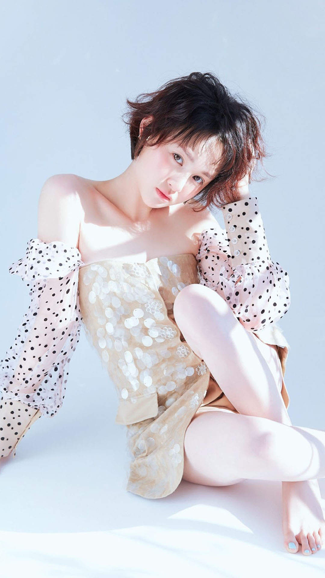 甜美蕾丝美女手机壁纸图片