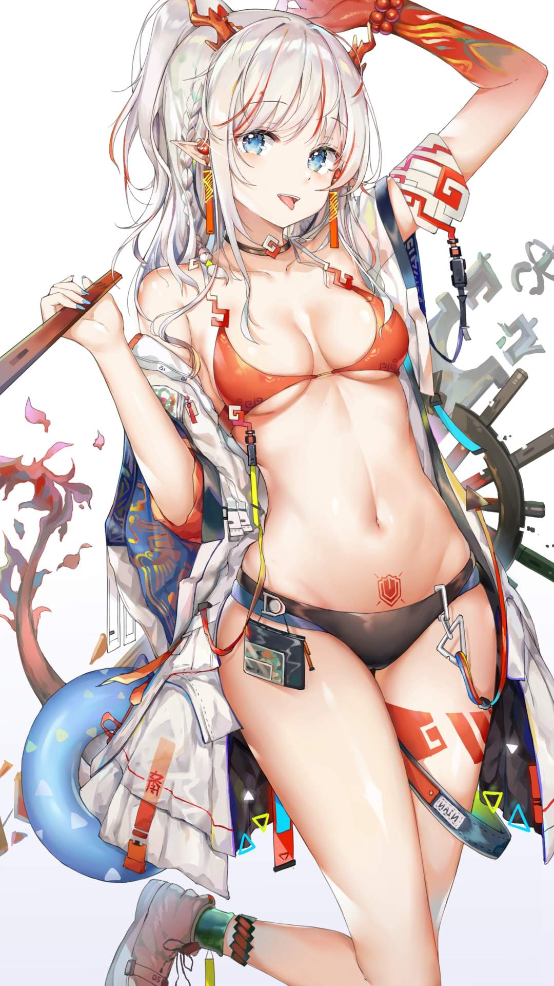 性感唯美的二次元美女手机壁纸图片