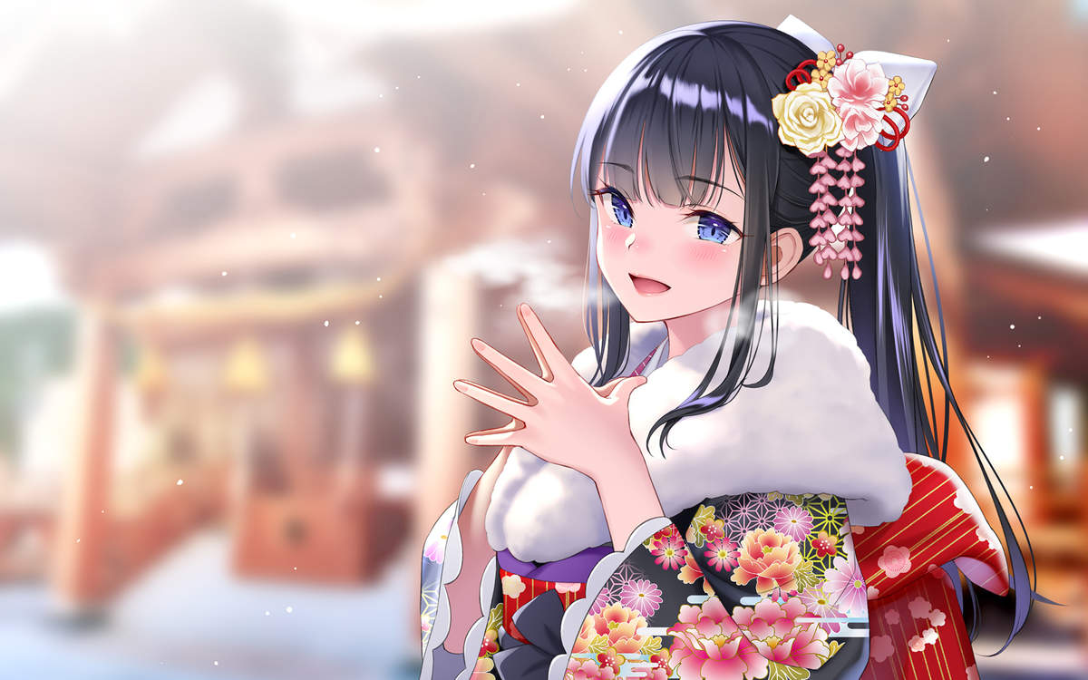 萌系卡通动漫少女手机壁纸图片