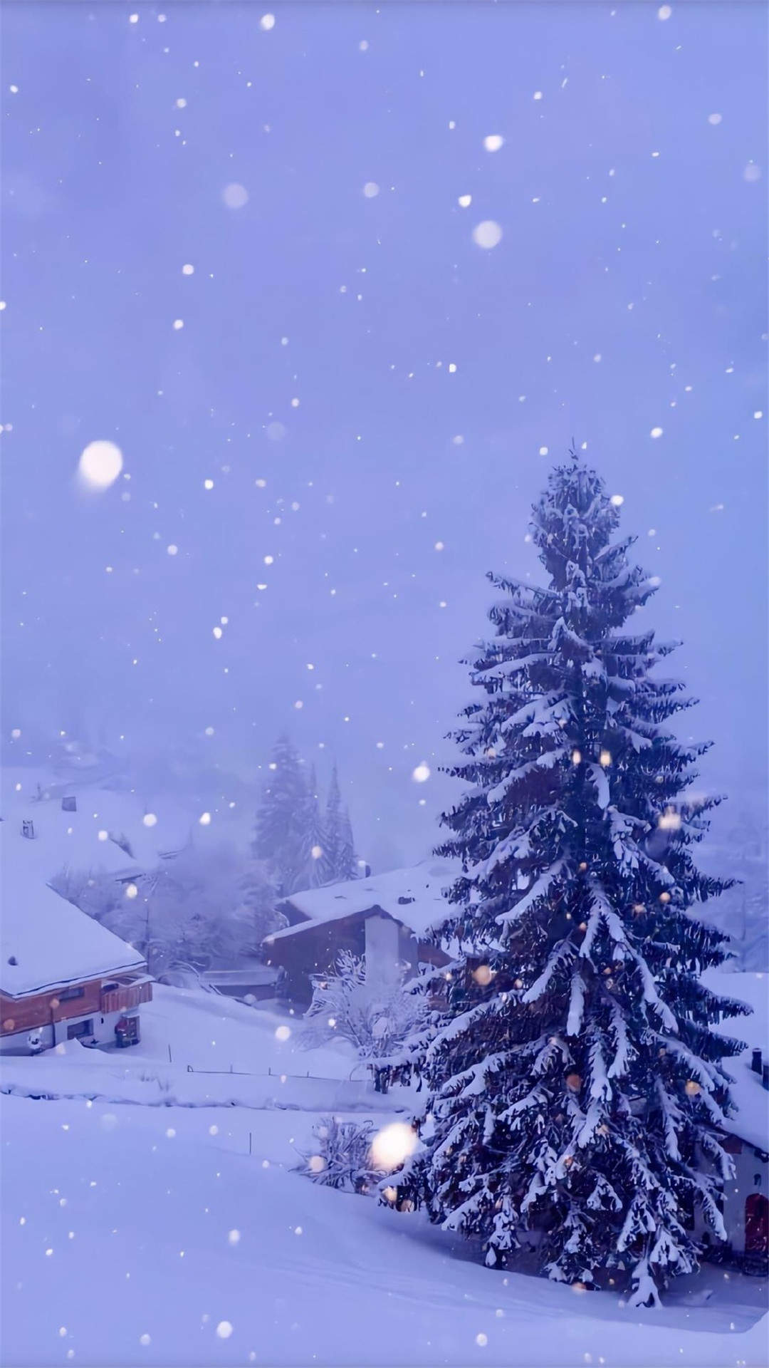 精选超美冬日雪景图片手机壁纸图片