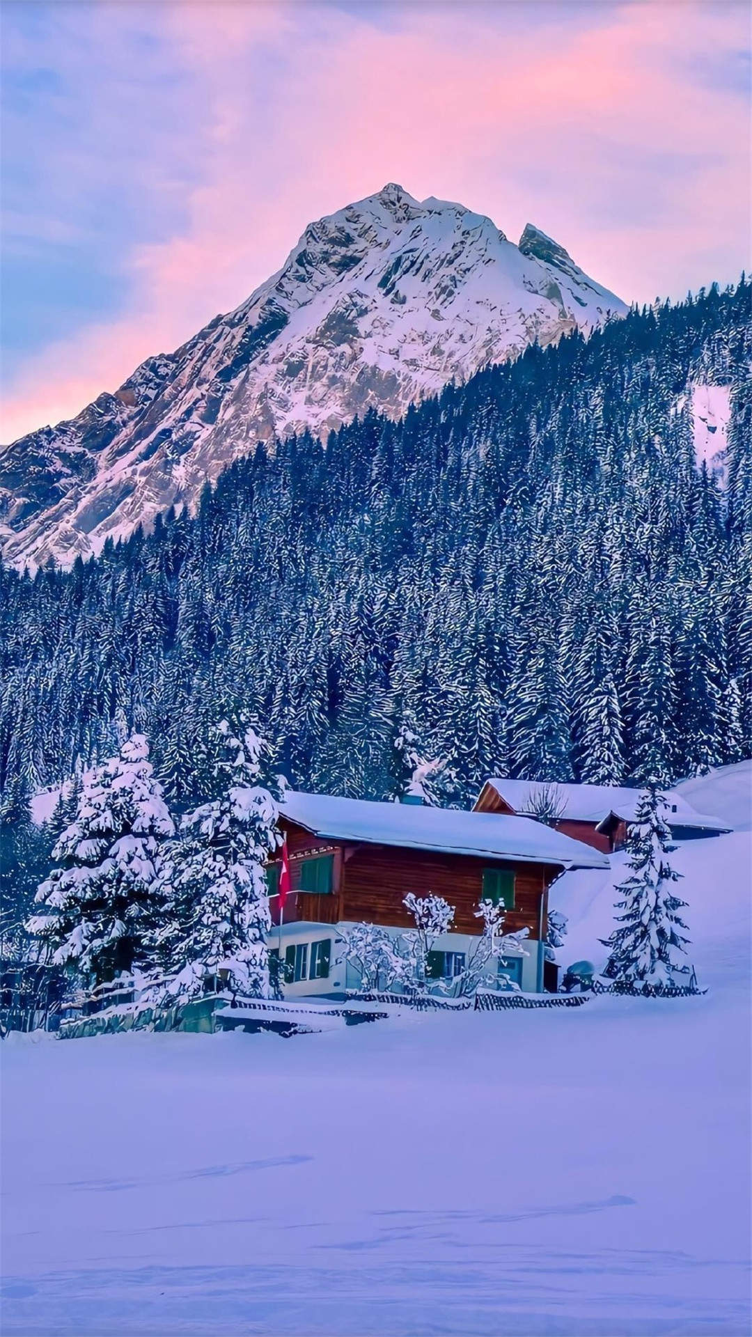 冬日雪景图片