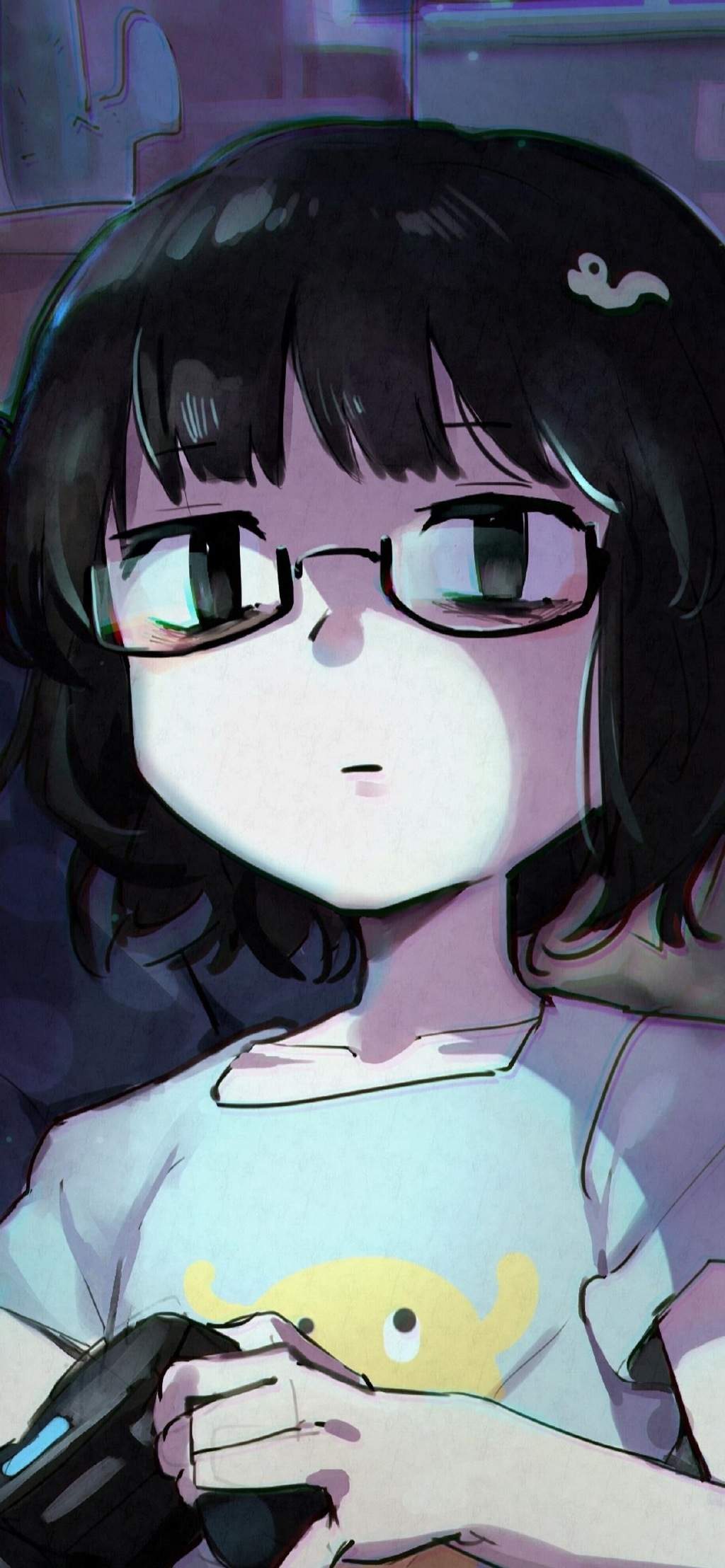 卡通二次元动漫美女手机壁纸图片