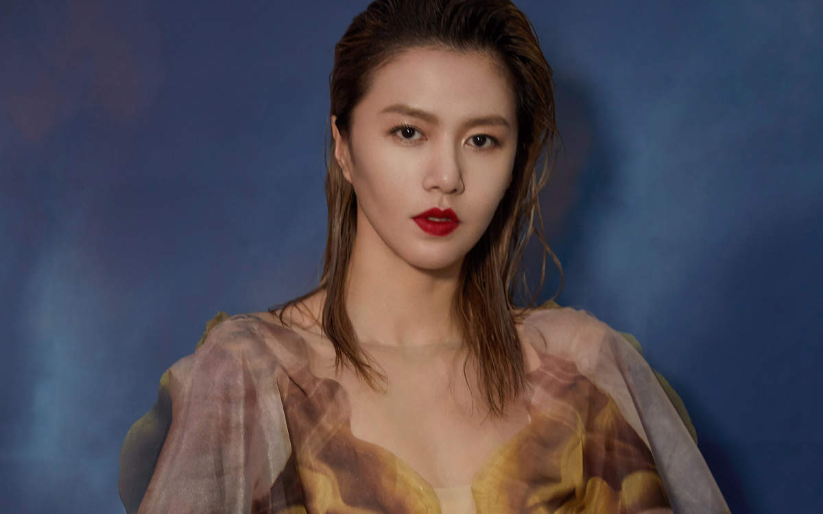高清内地女歌手美女谭维维闪耀长裙魅力性感图片图片