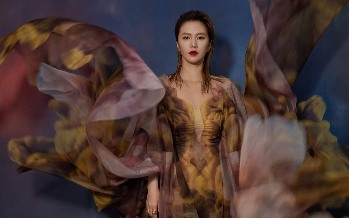 高清内地女歌手美女谭维维闪耀长裙魅力性感图片图片