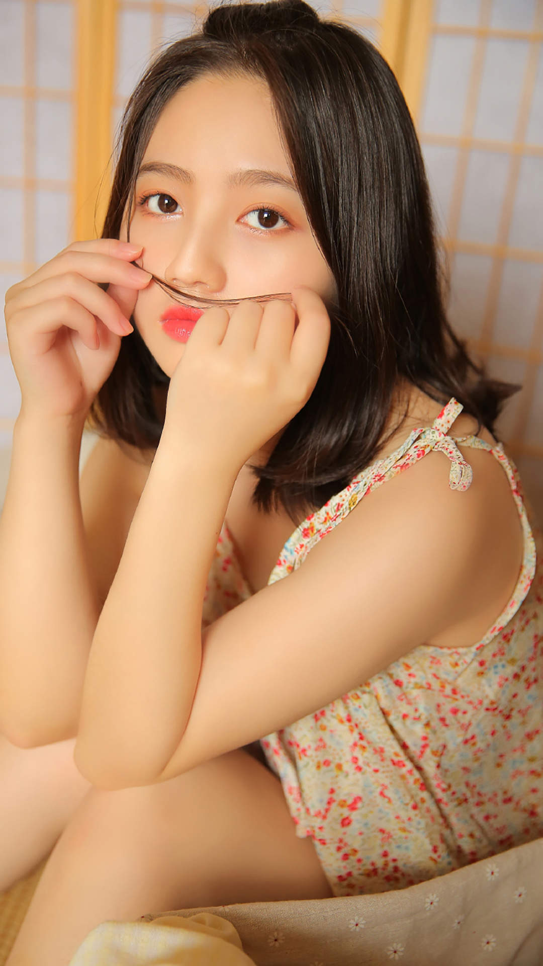 清新私房美女手机壁纸图片