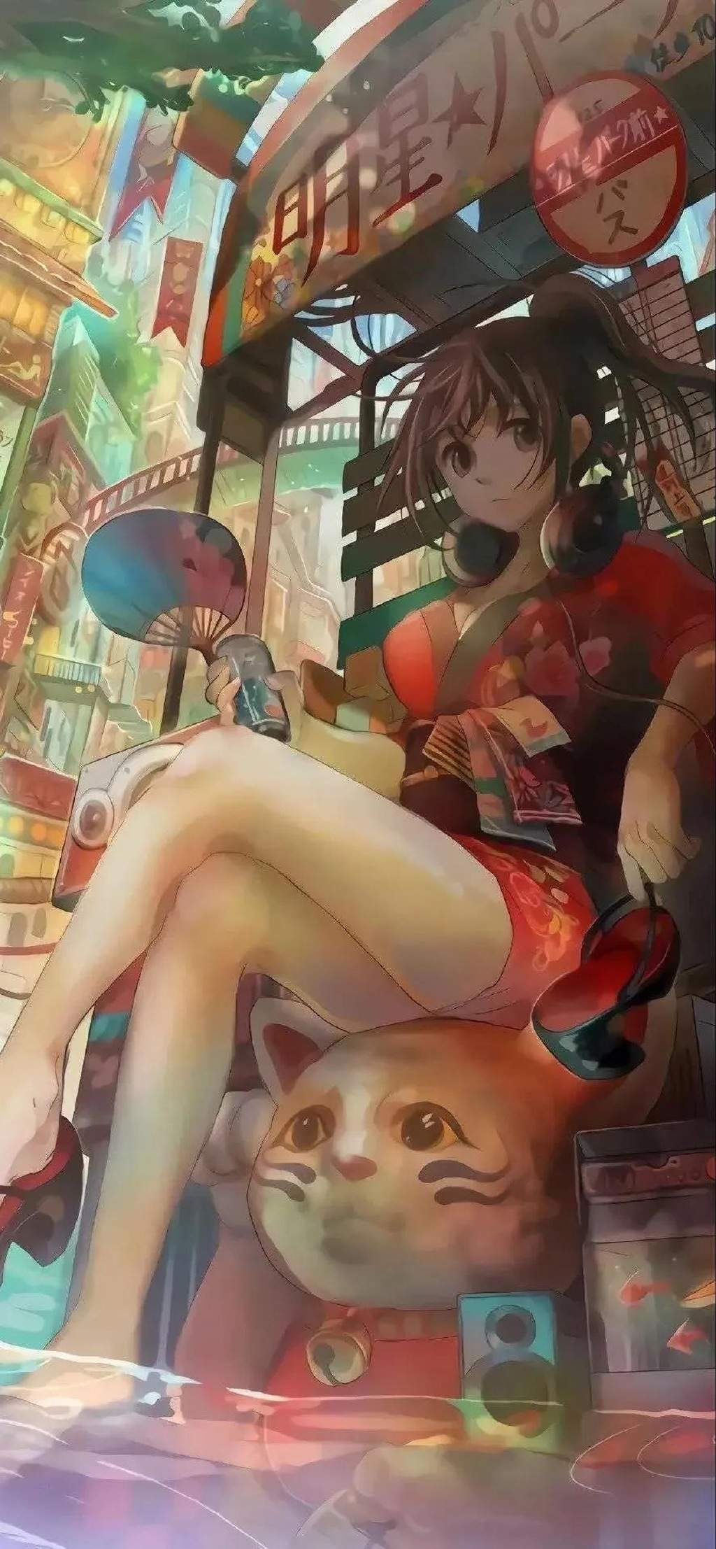 动漫人物个性装扮高清手机壁纸图片