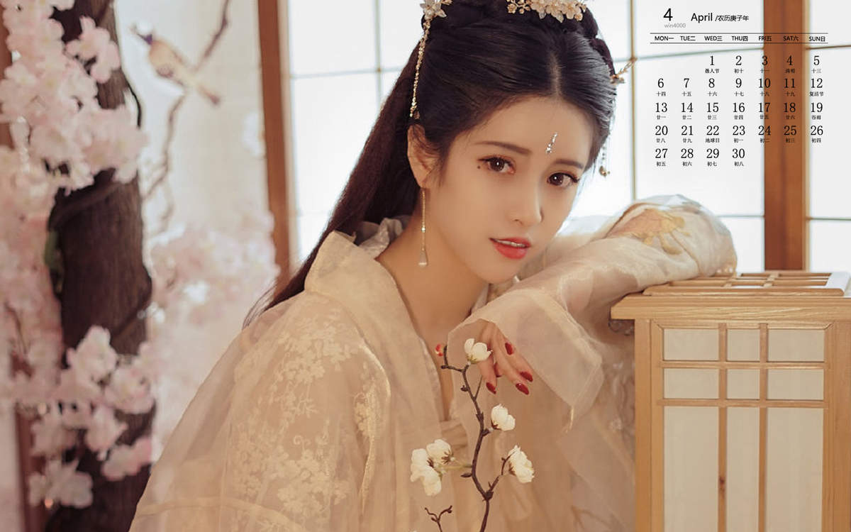 汉服美女图片