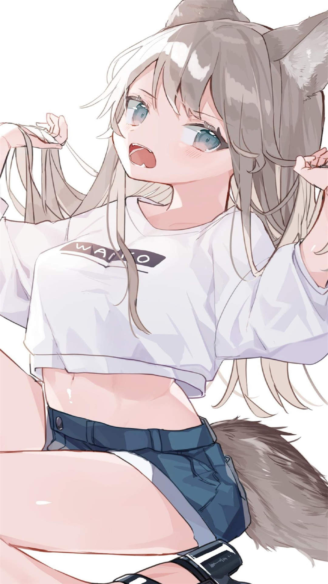清纯可爱动漫美女手机壁纸图片