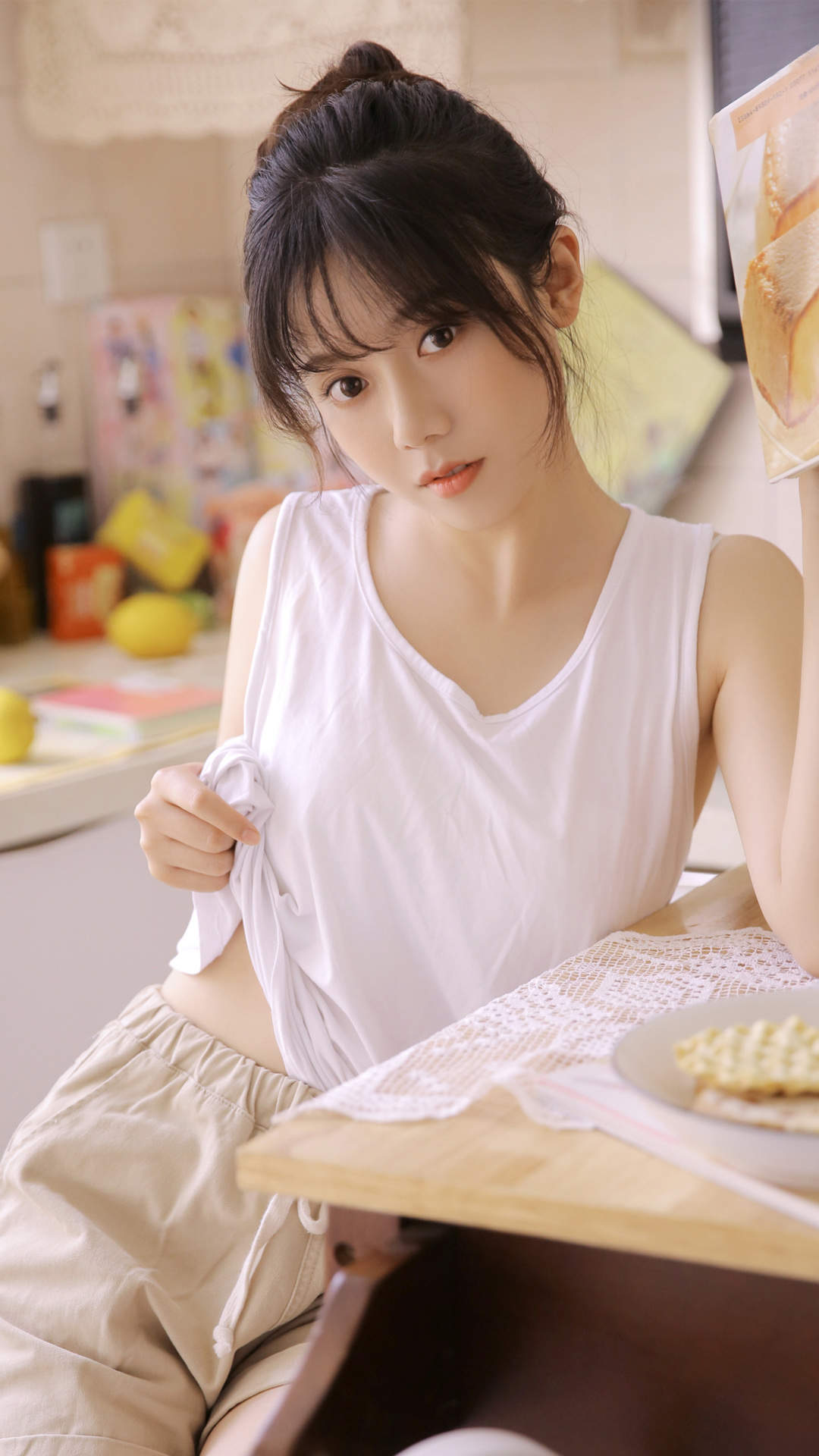 清纯可爱动漫美女手机壁纸图片