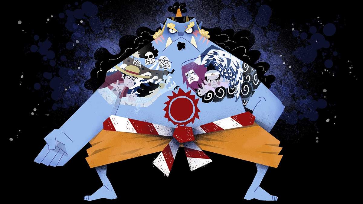 海贼王动漫人物插画高清手机壁纸图片