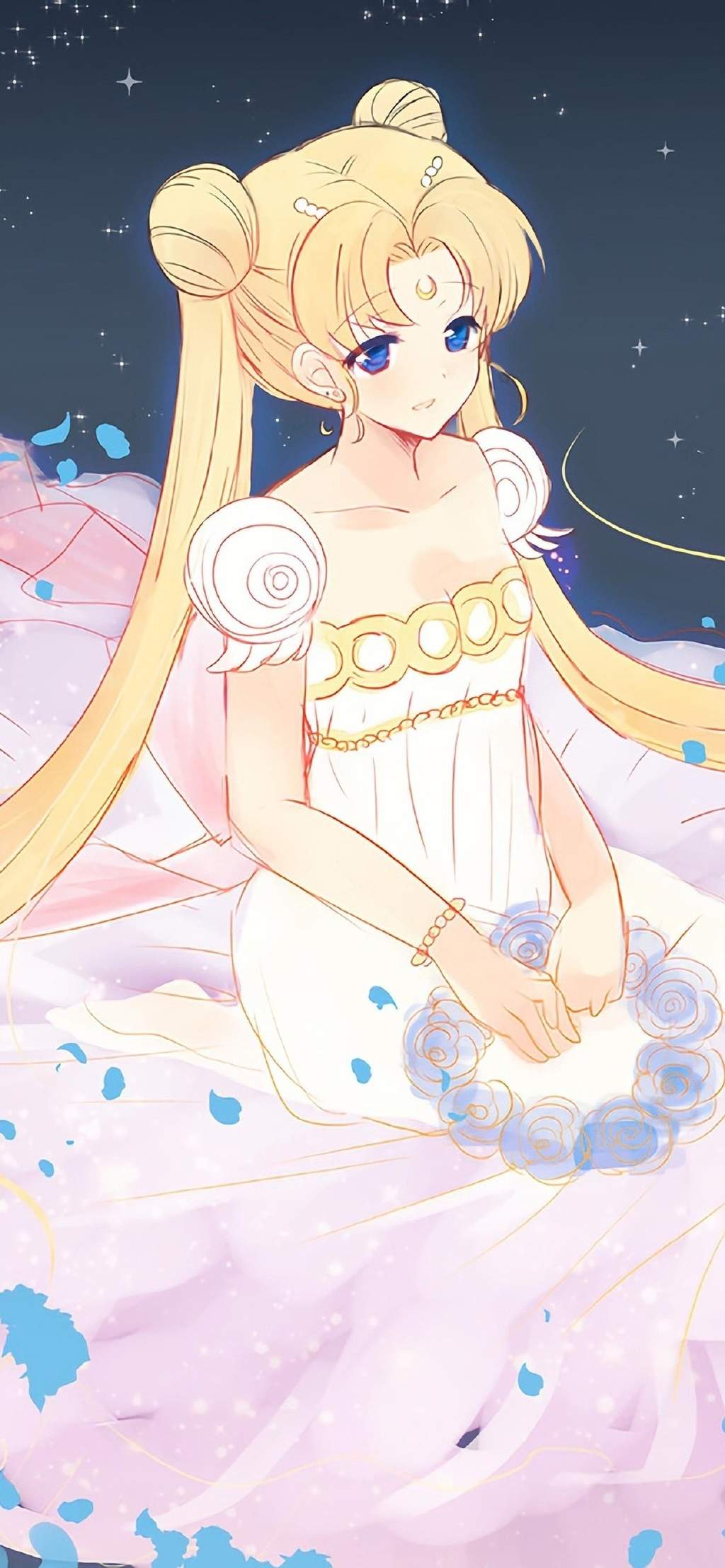 仙女美少女可爱清新蓝色背心俏皮写真图片图片