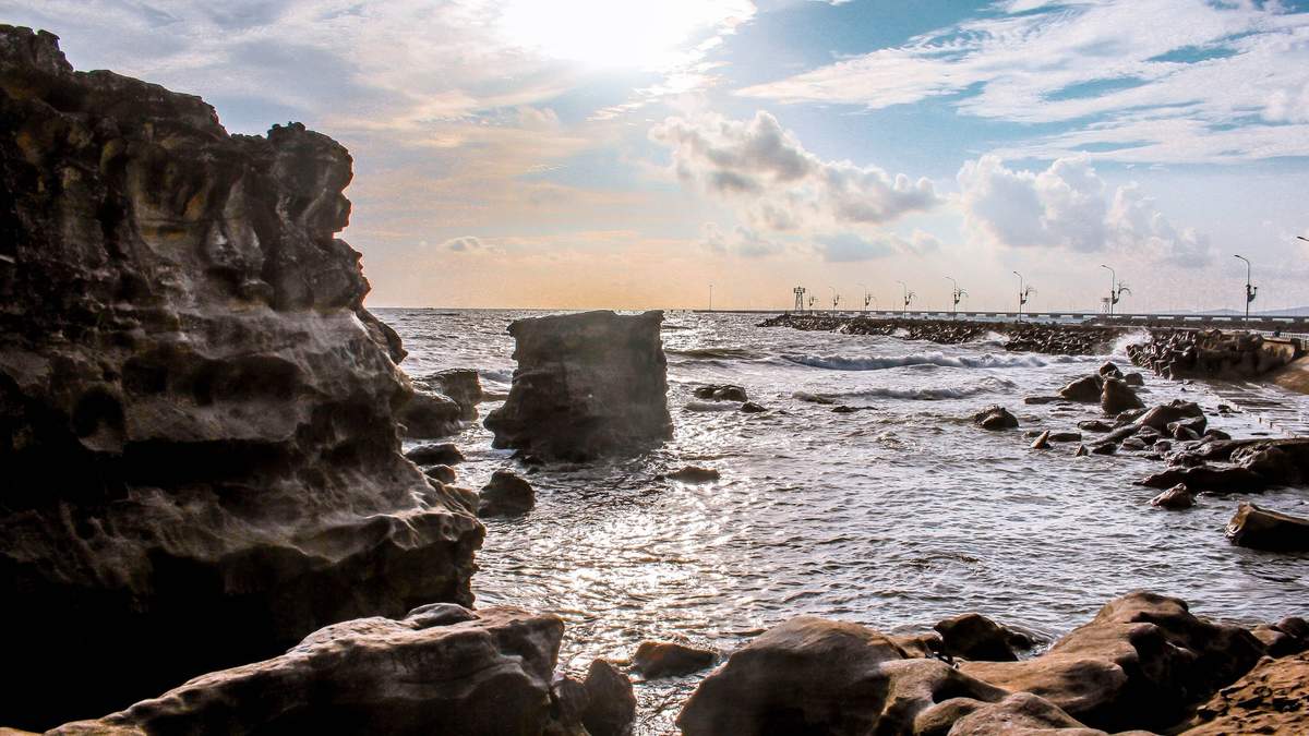 山东青岛唯美海边风景图片图片