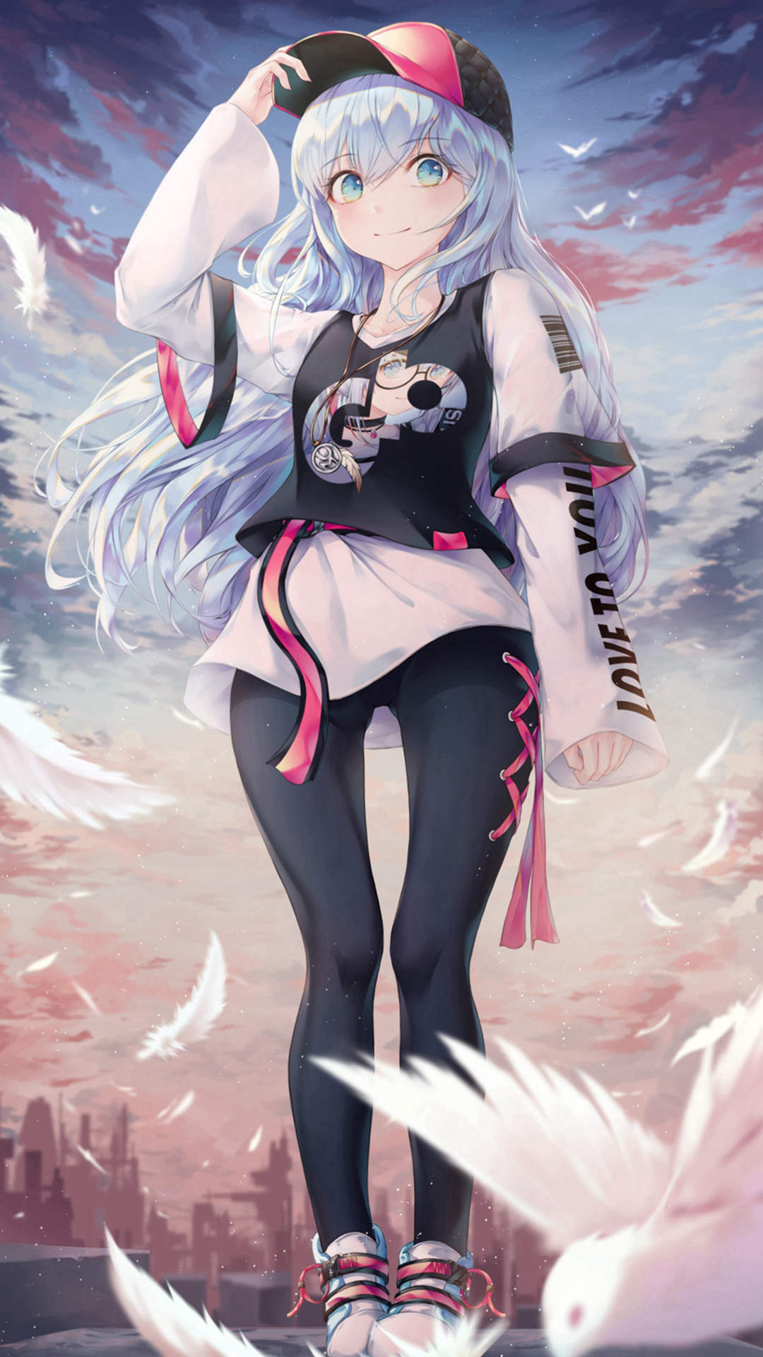 性感唯美动漫美女手机壁纸图片