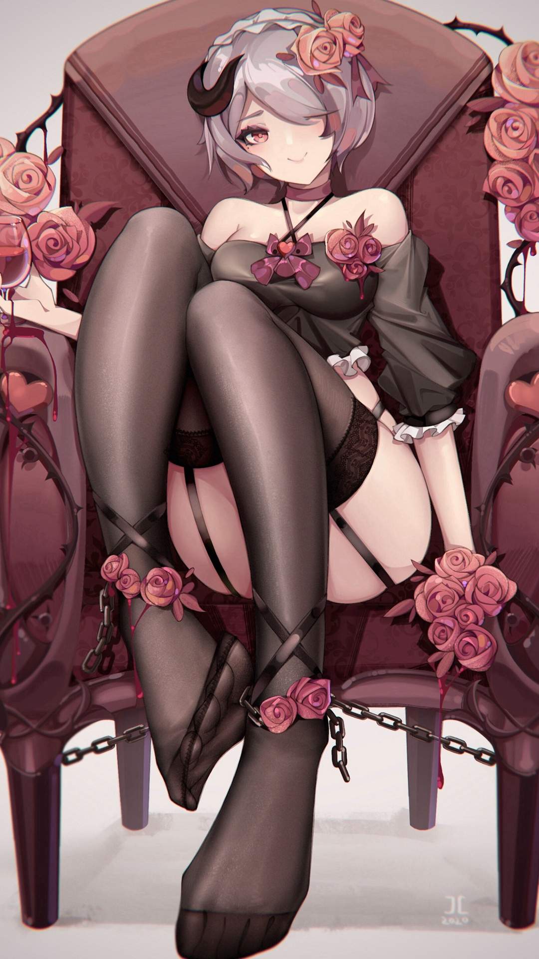 清纯可爱动漫美女手机壁纸图片