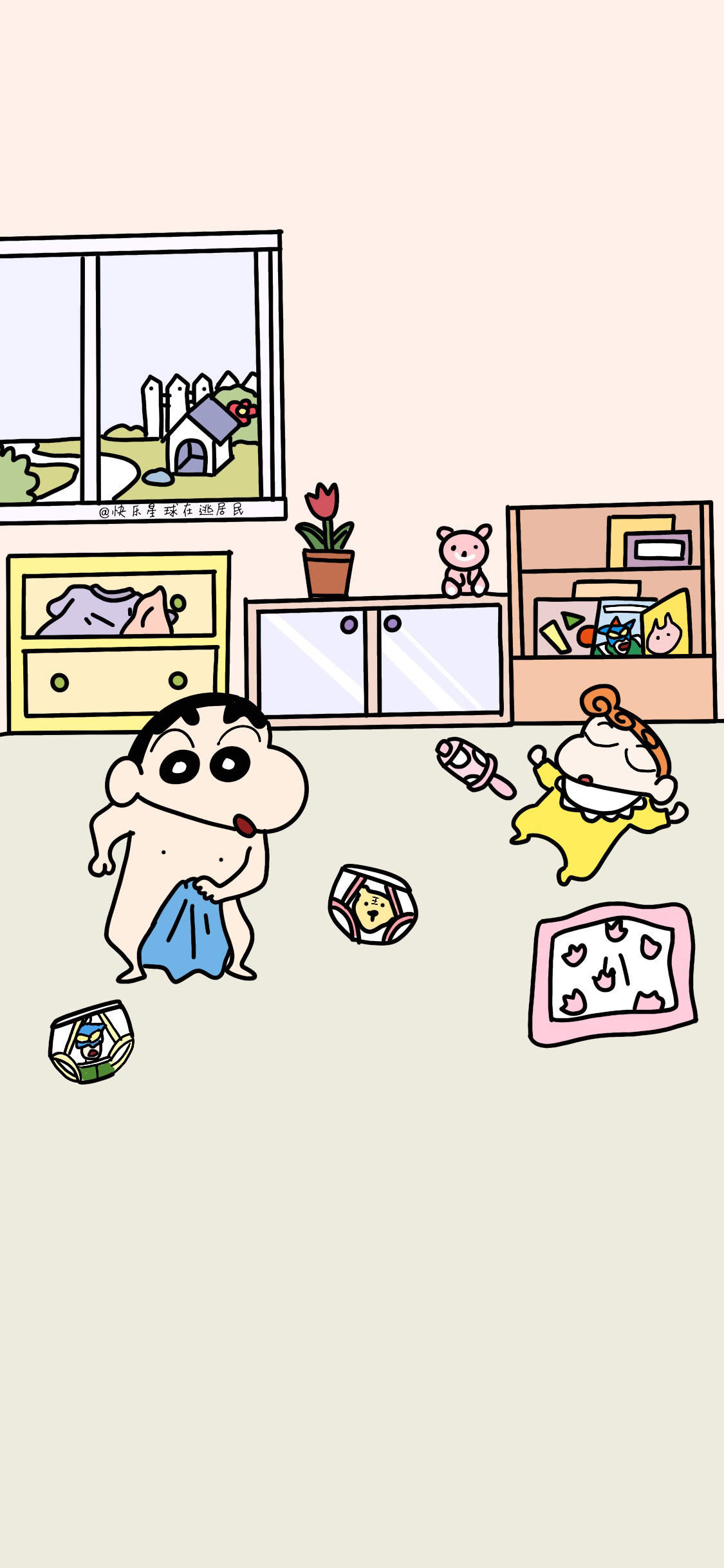 2019猪年可爱卡通小猪图片手机壁纸图片