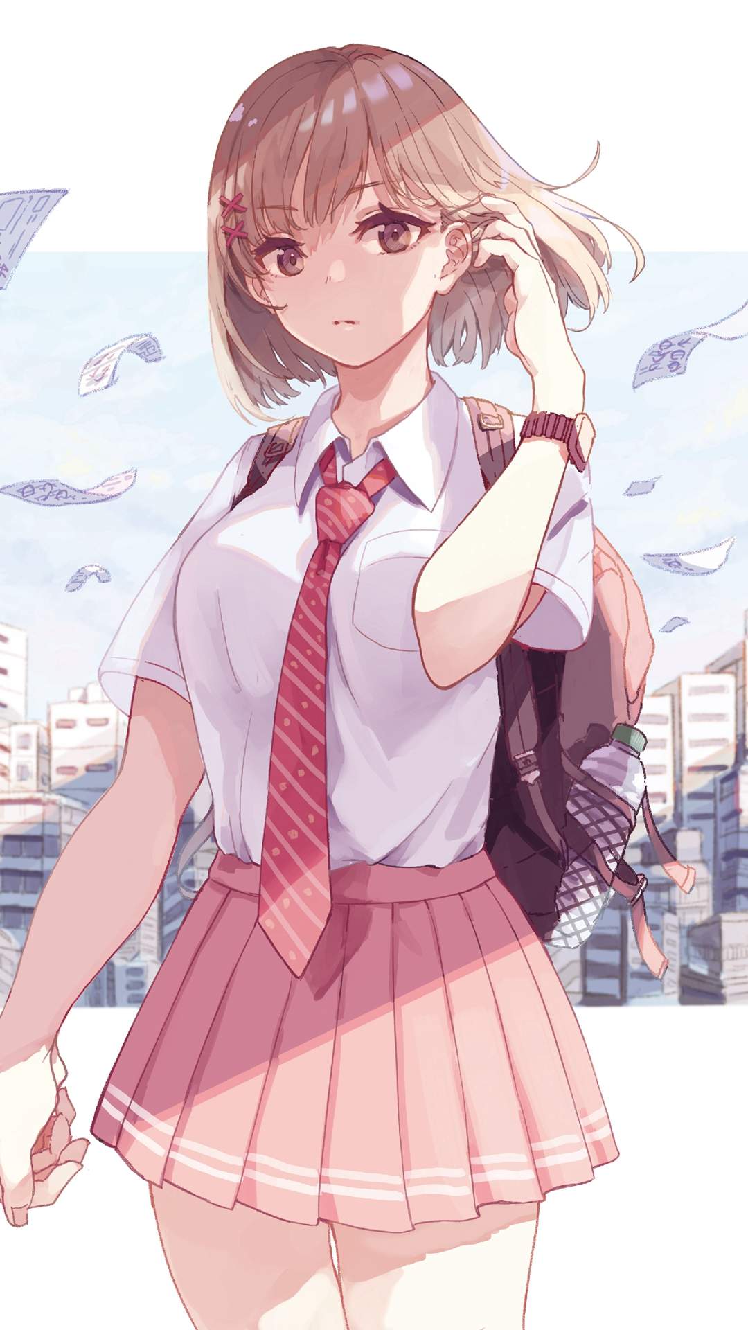 清纯可爱动漫美女手机壁纸图片