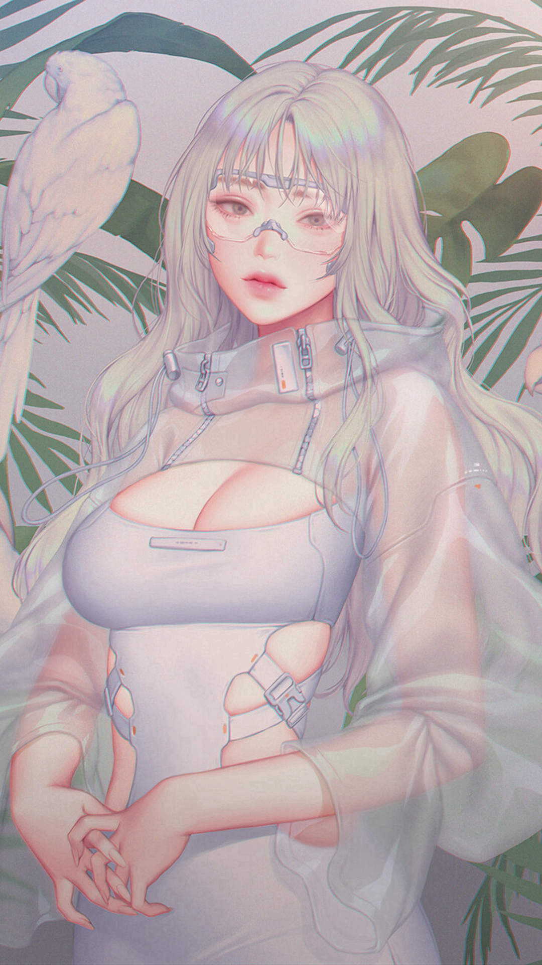 清纯可爱动漫美女手机壁纸图片