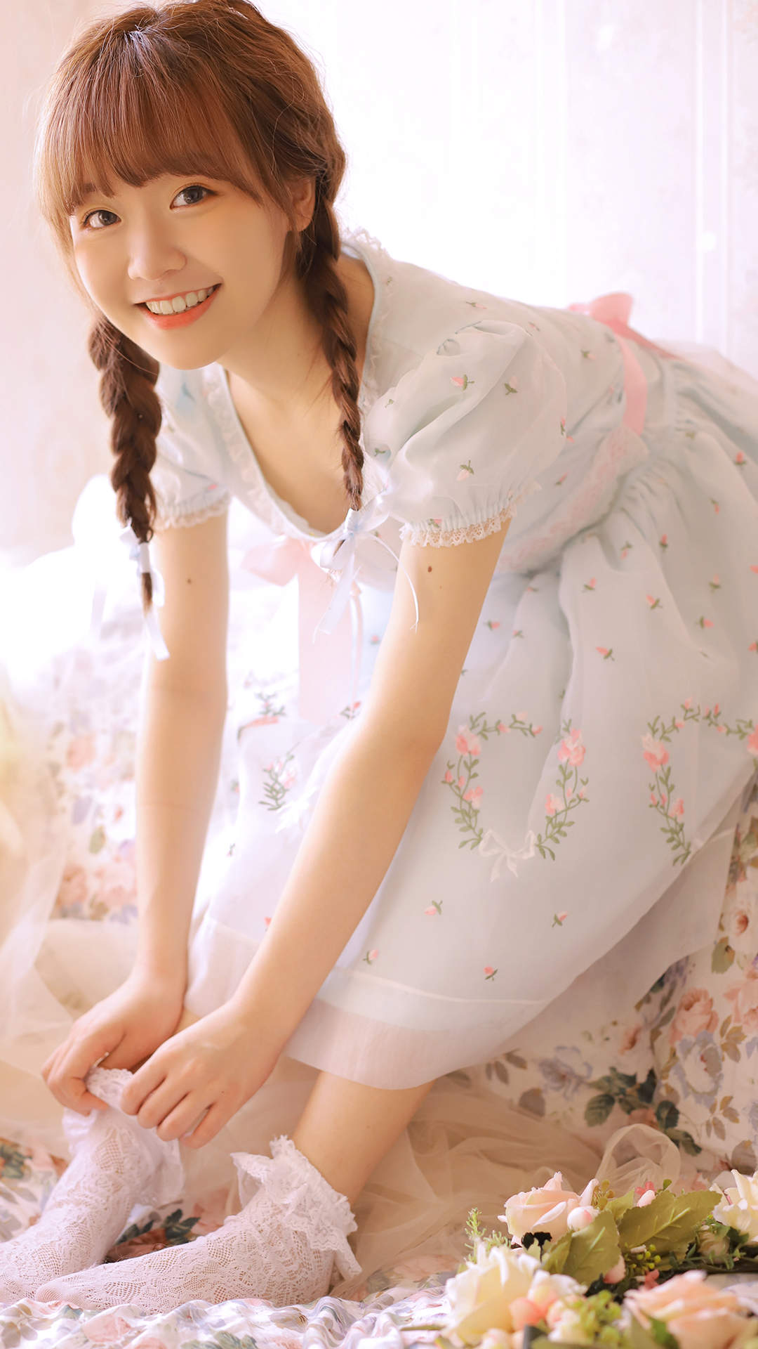 清纯可爱动漫美女手机壁纸图片
