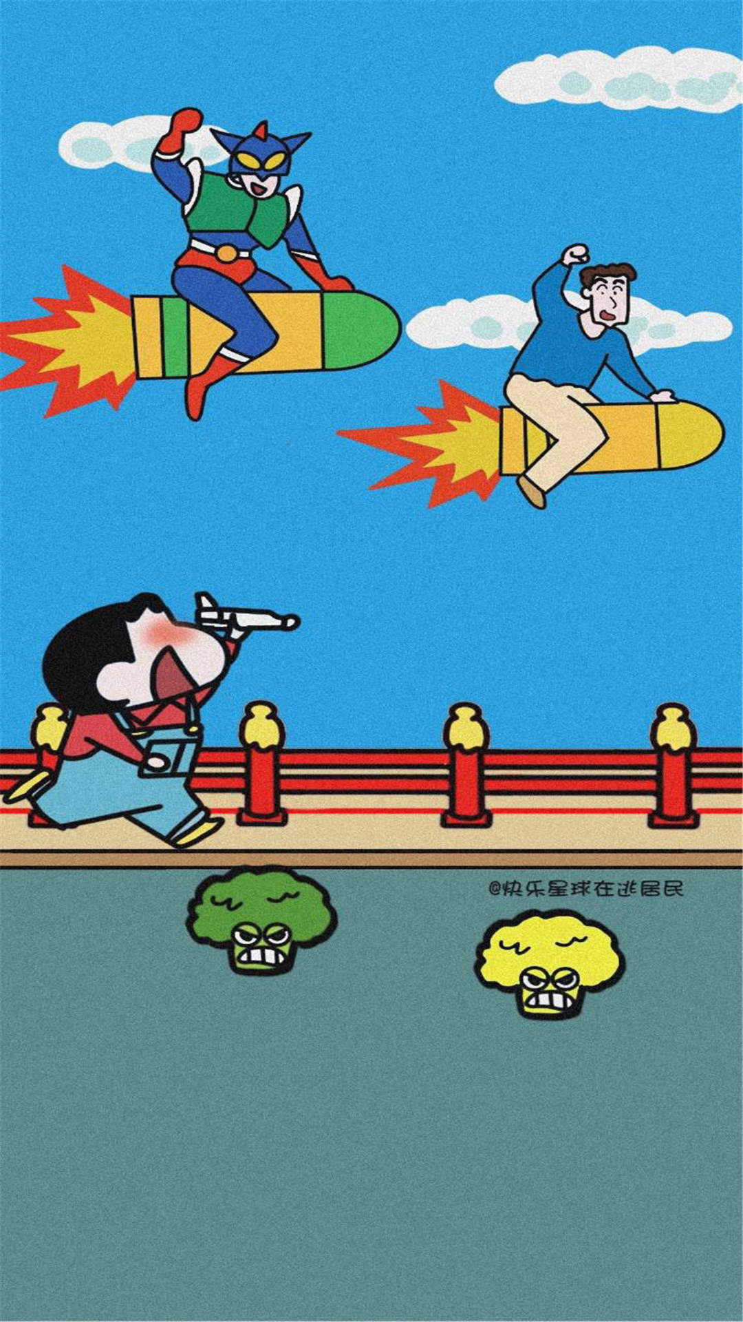卡通动漫插画超清手机壁纸图片