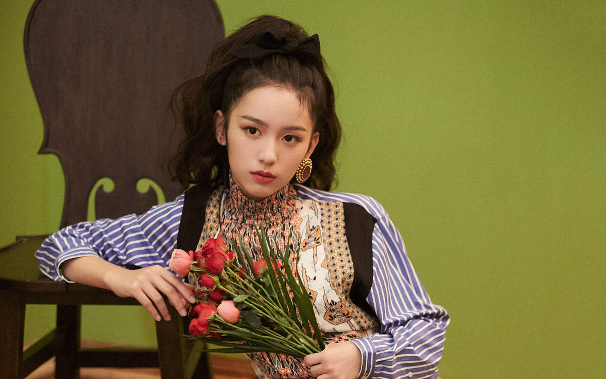 高清性感女星周也水滴妆时尚写真图片图片