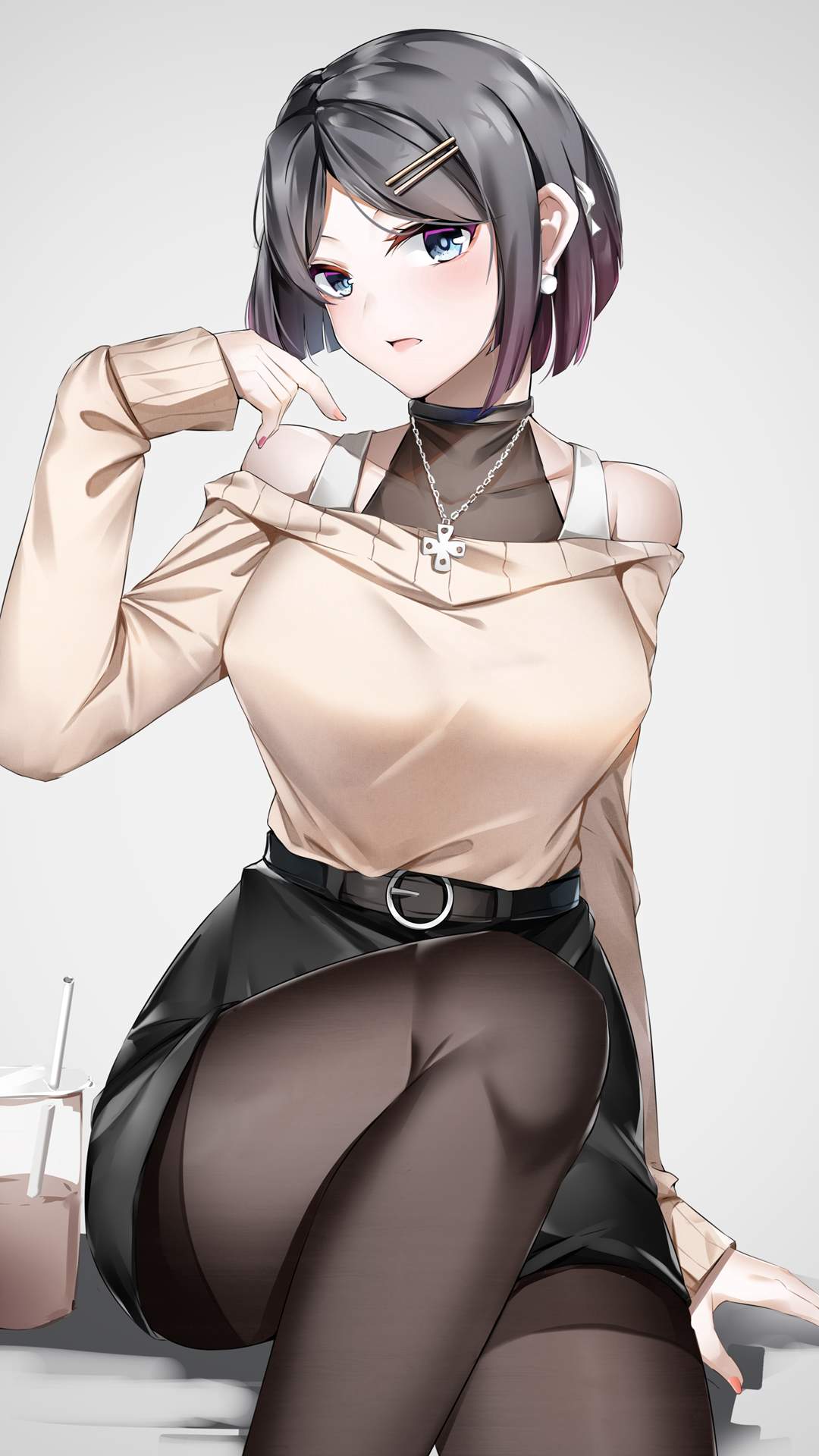 清纯可爱动漫美女手机壁纸图片