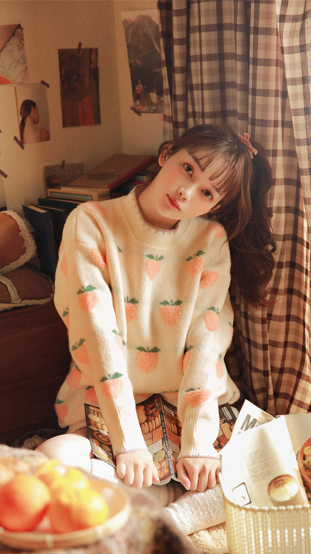 清纯可爱动漫美女手机壁纸图片
