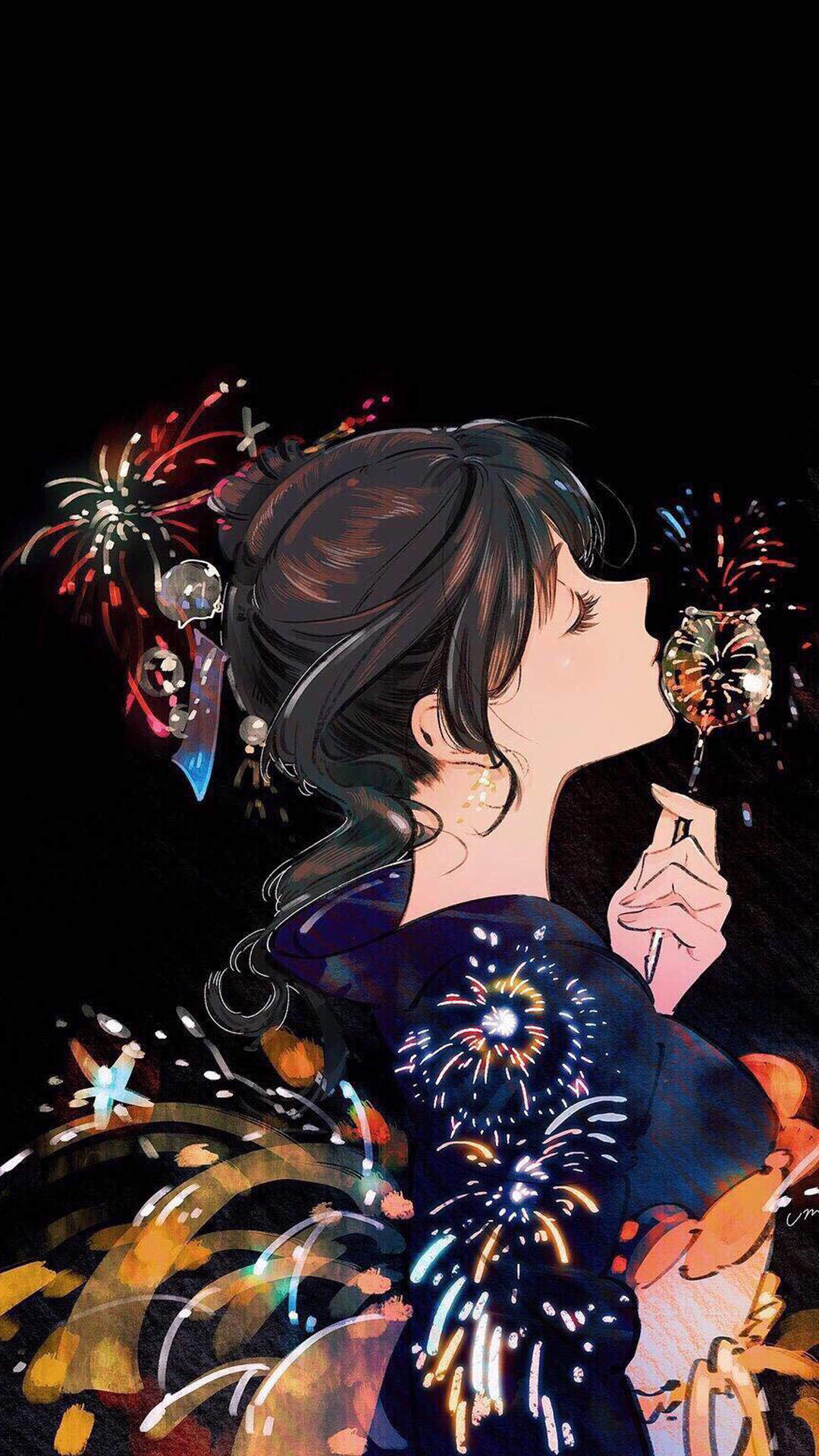 动漫二次元美女手机壁纸图片