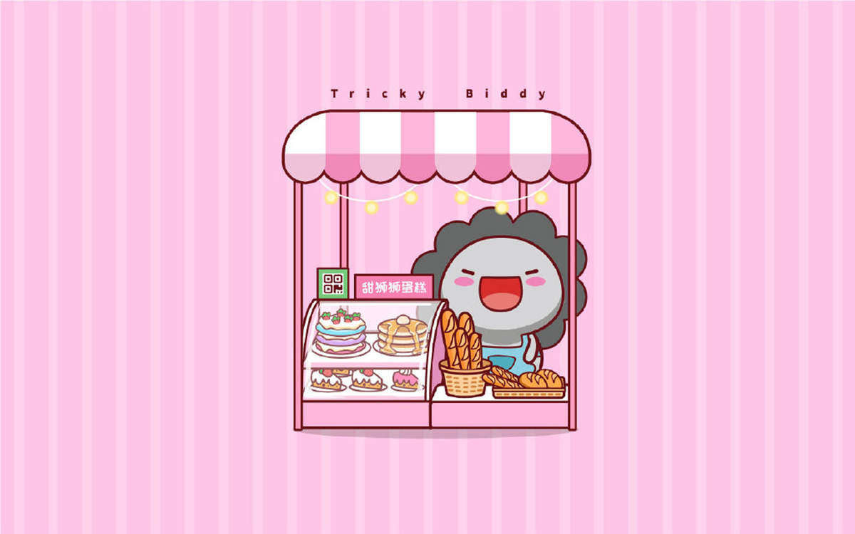 二哈米迦micha卡通桌面壁纸图片
