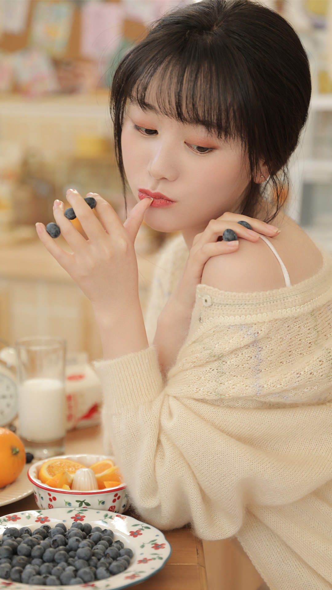 清纯可爱动漫美女手机壁纸图片