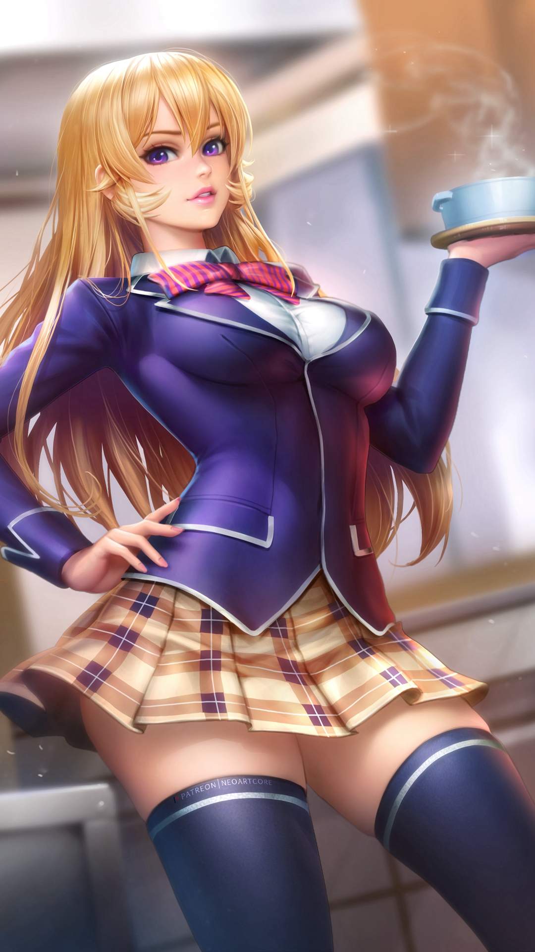 清纯可爱动漫美女手机壁纸图片