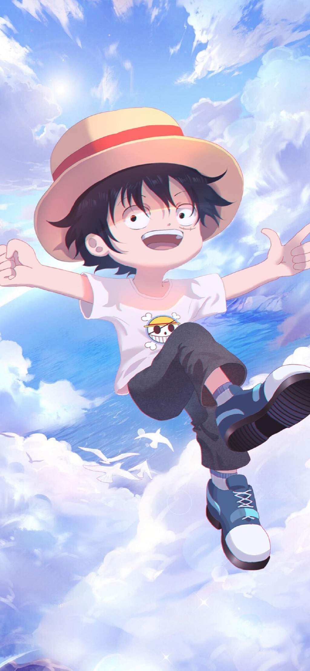 海贼王卡通形象插画高清手机壁纸 ​​​​图片