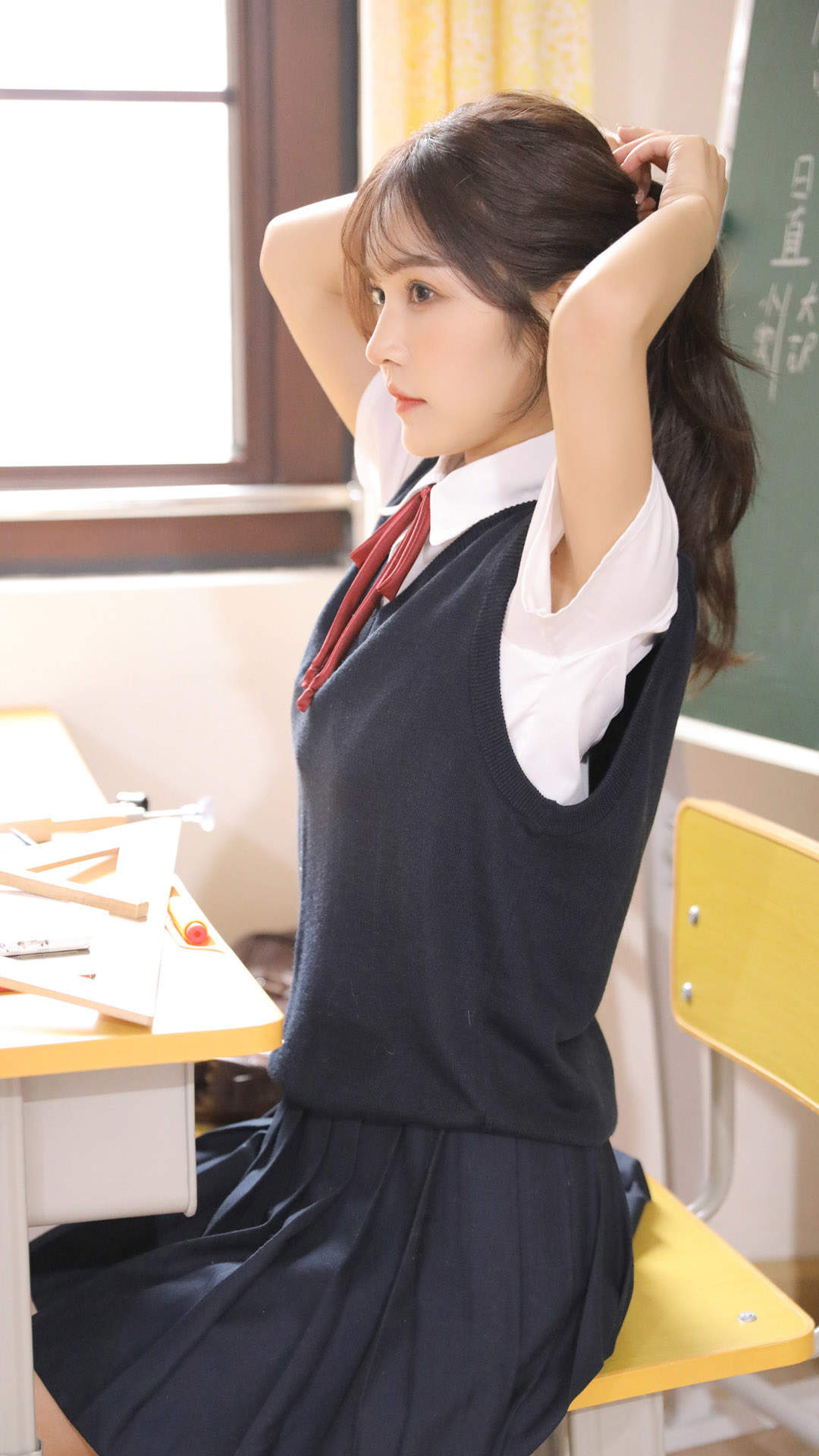 清纯可爱动漫美女手机壁纸图片
