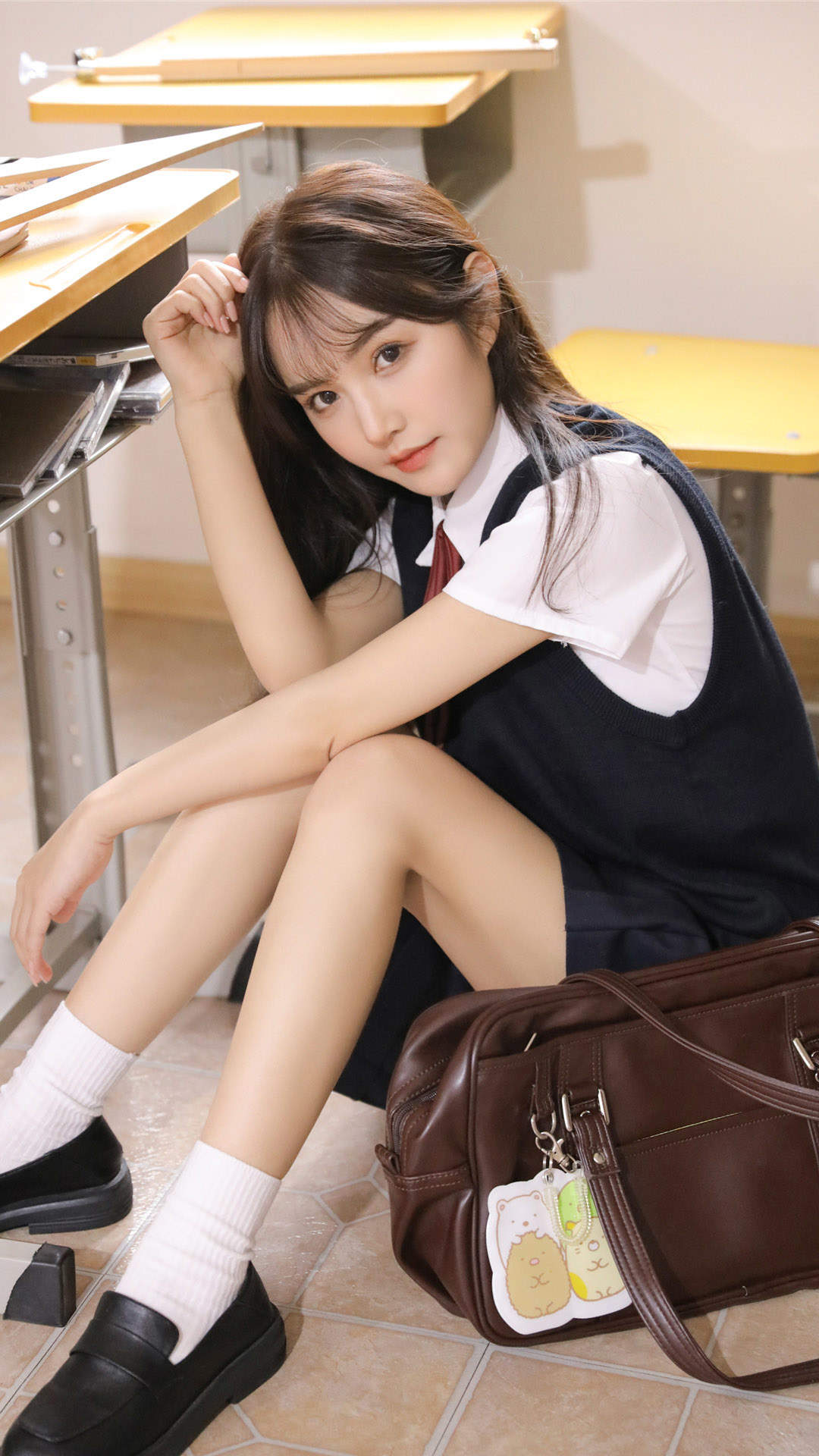 清纯可爱动漫美女手机壁纸图片