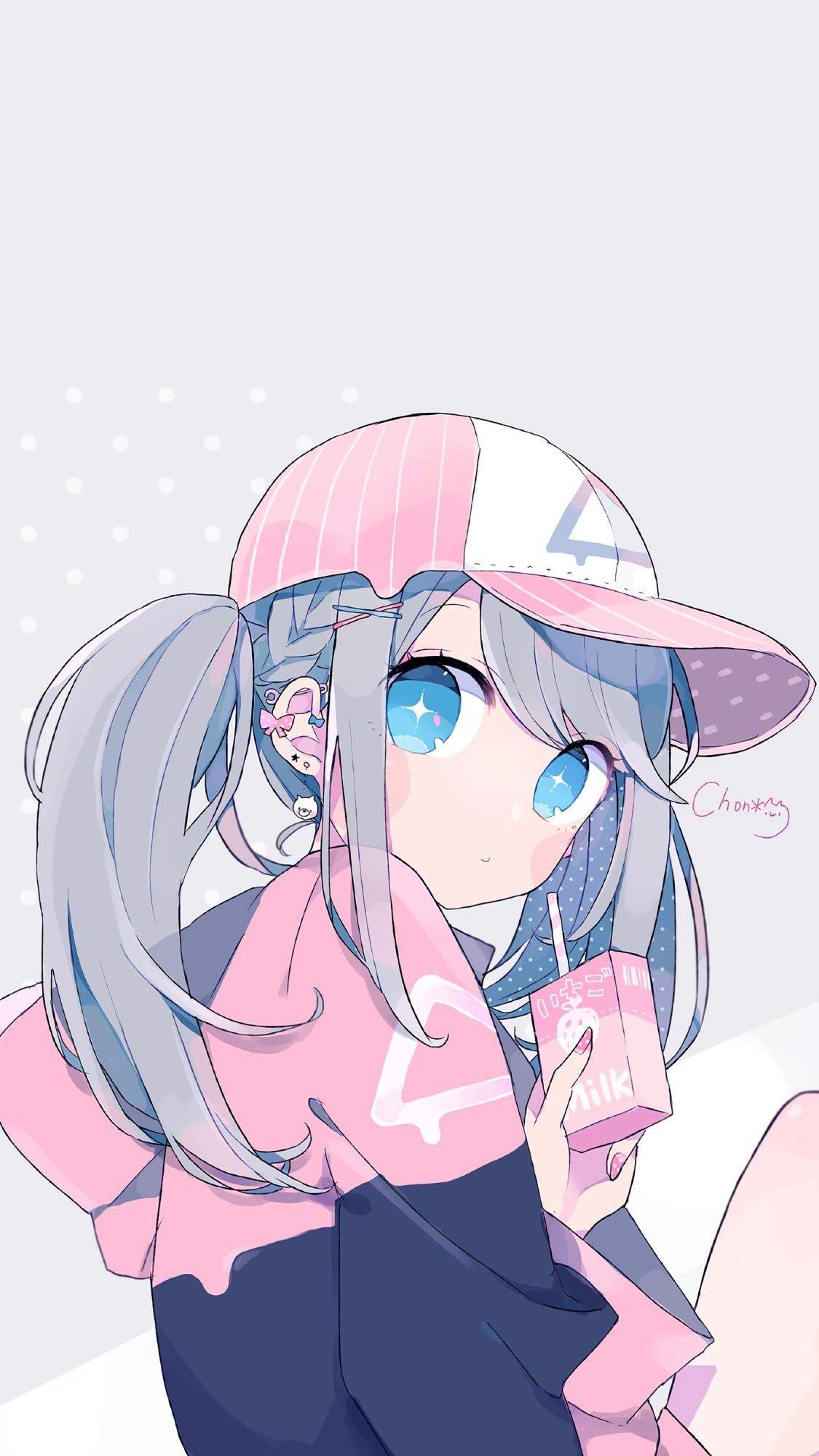 萌系卡通动漫少女手机壁纸图片