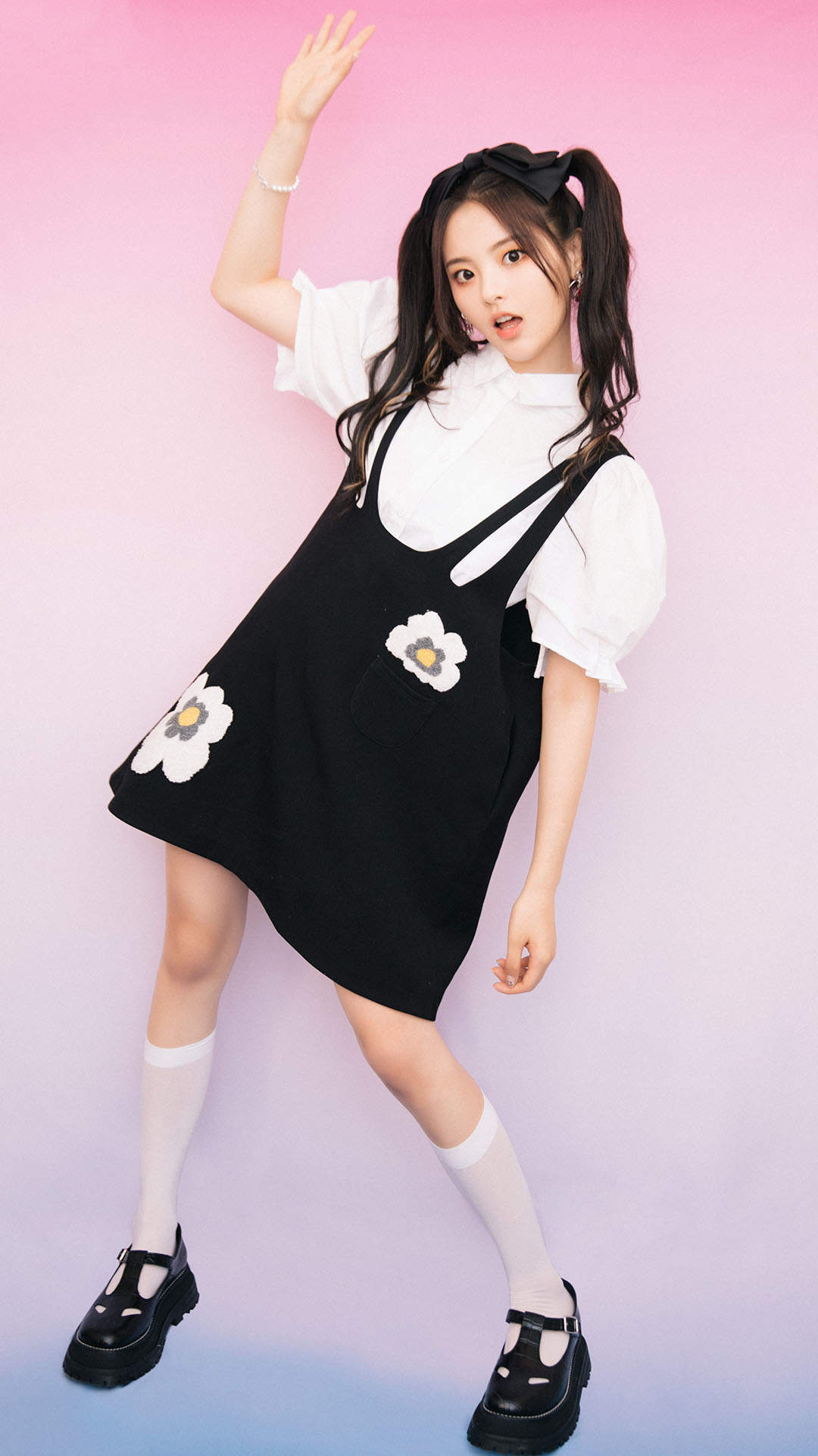 高清江苏女星杨超越双马尾可爱少女感写真图片图片