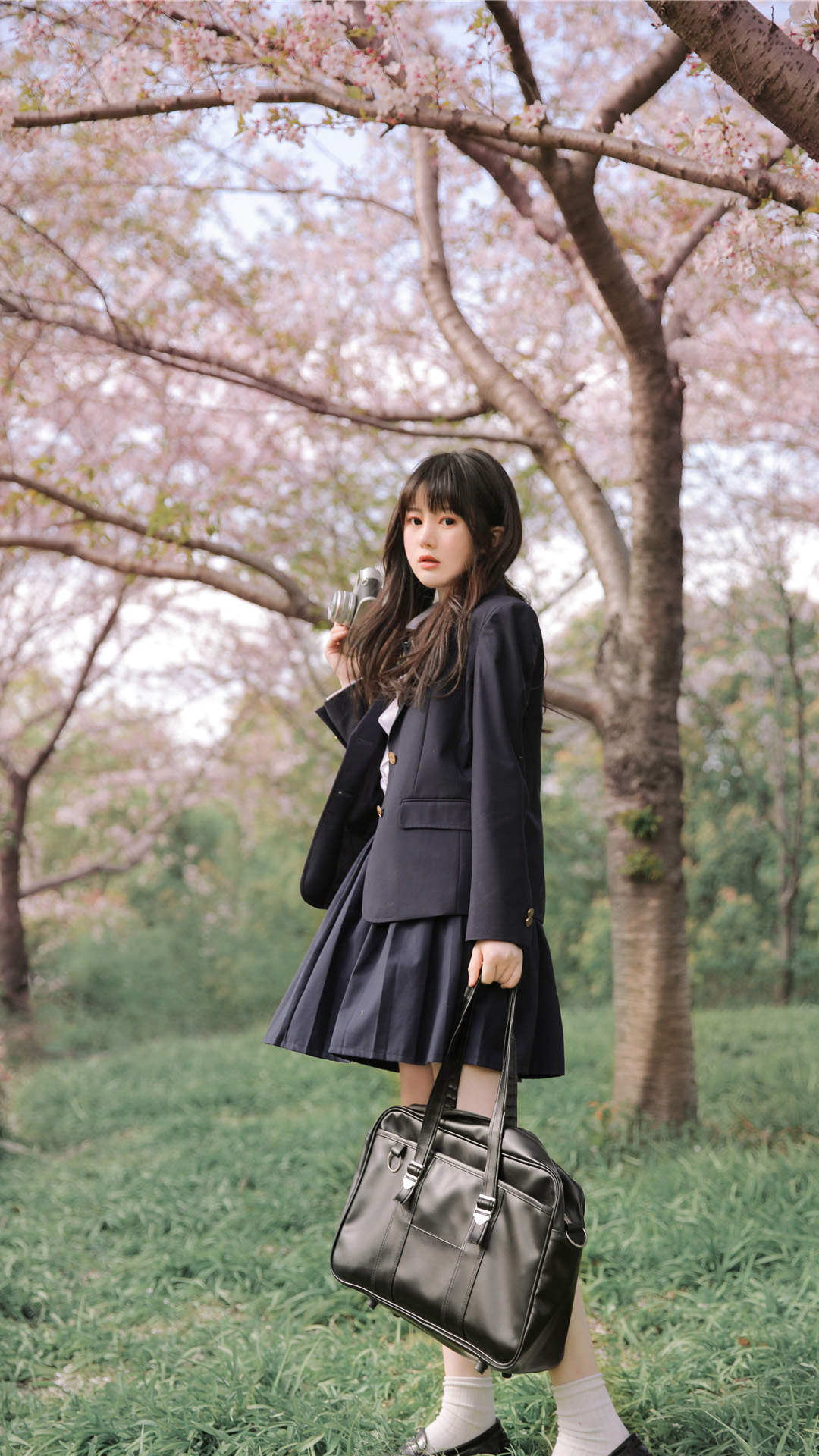 清纯可爱动漫美女手机壁纸图片