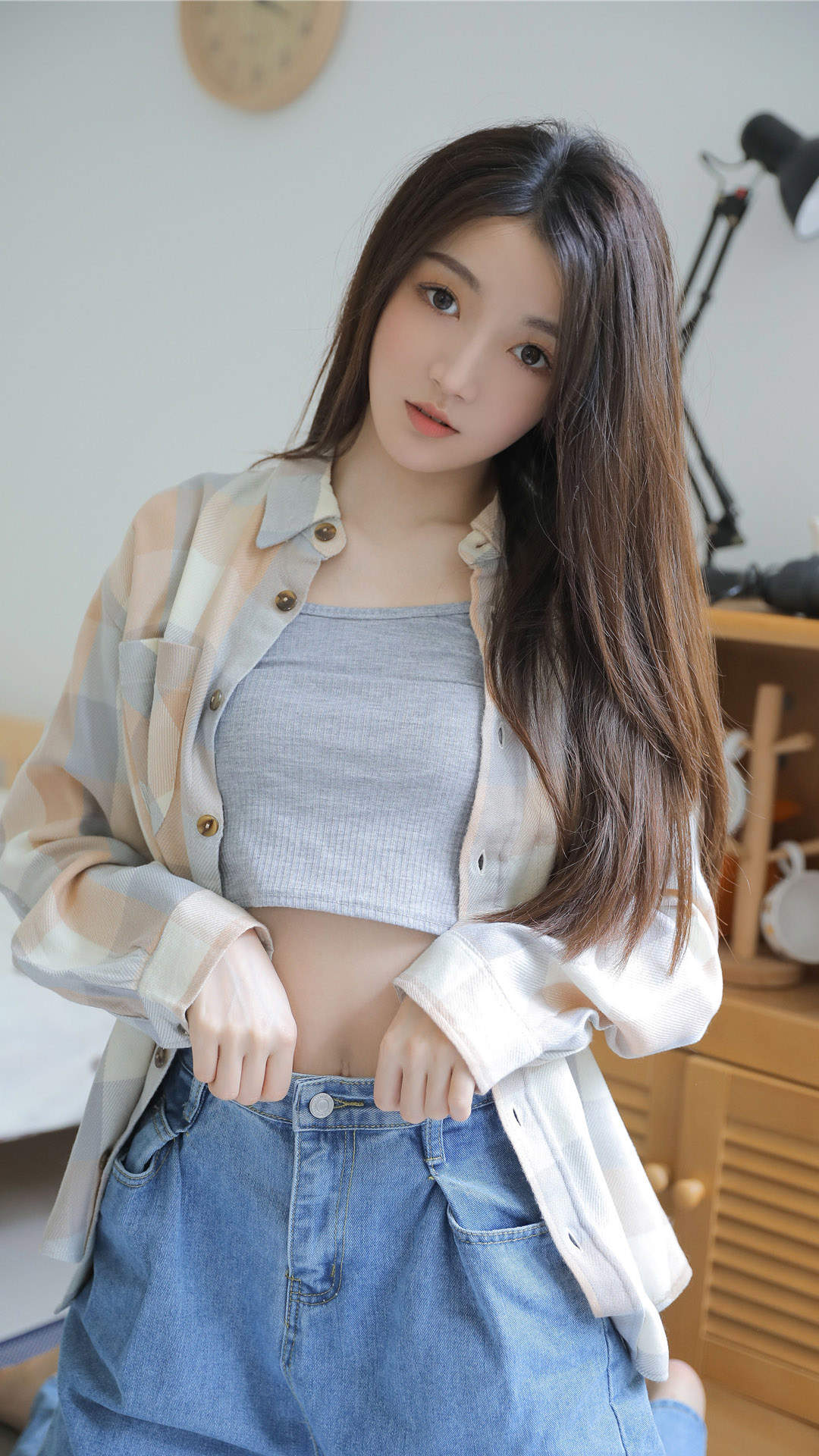 清纯可爱动漫美女手机壁纸图片