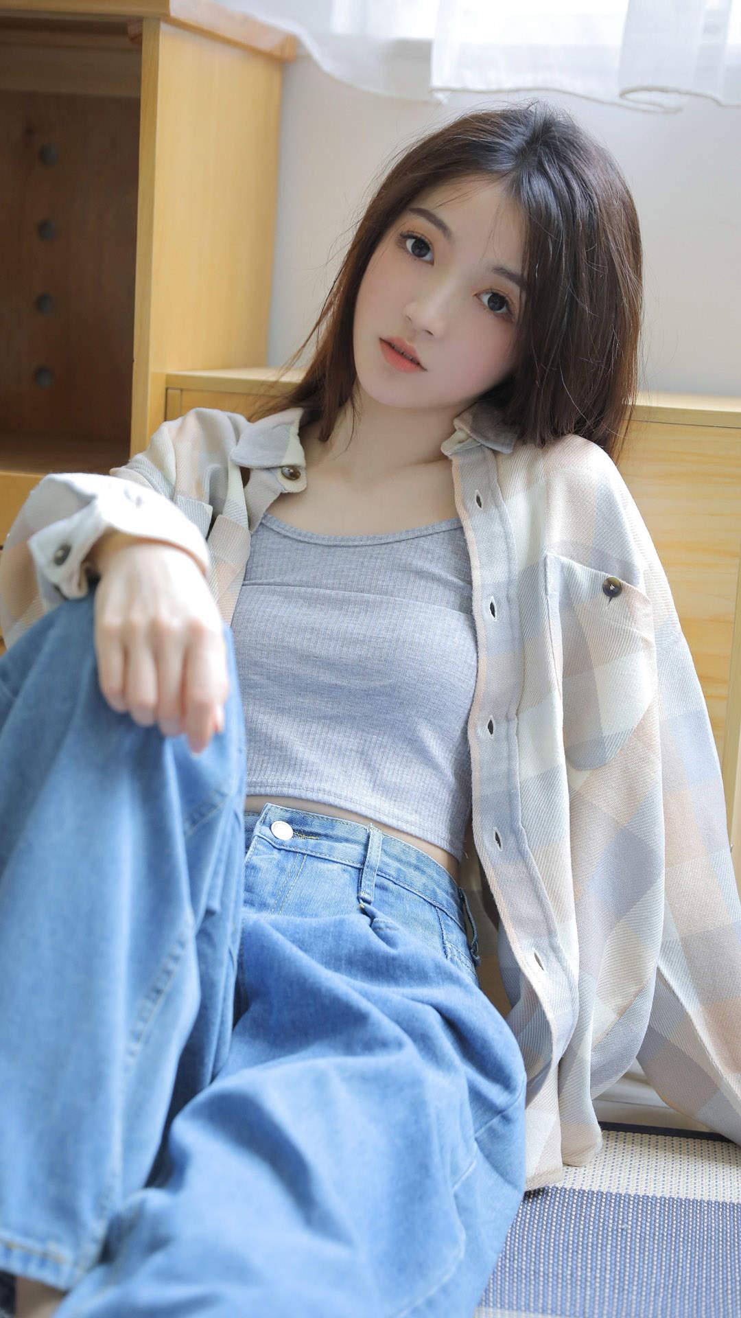 清纯可爱动漫美女手机壁纸图片