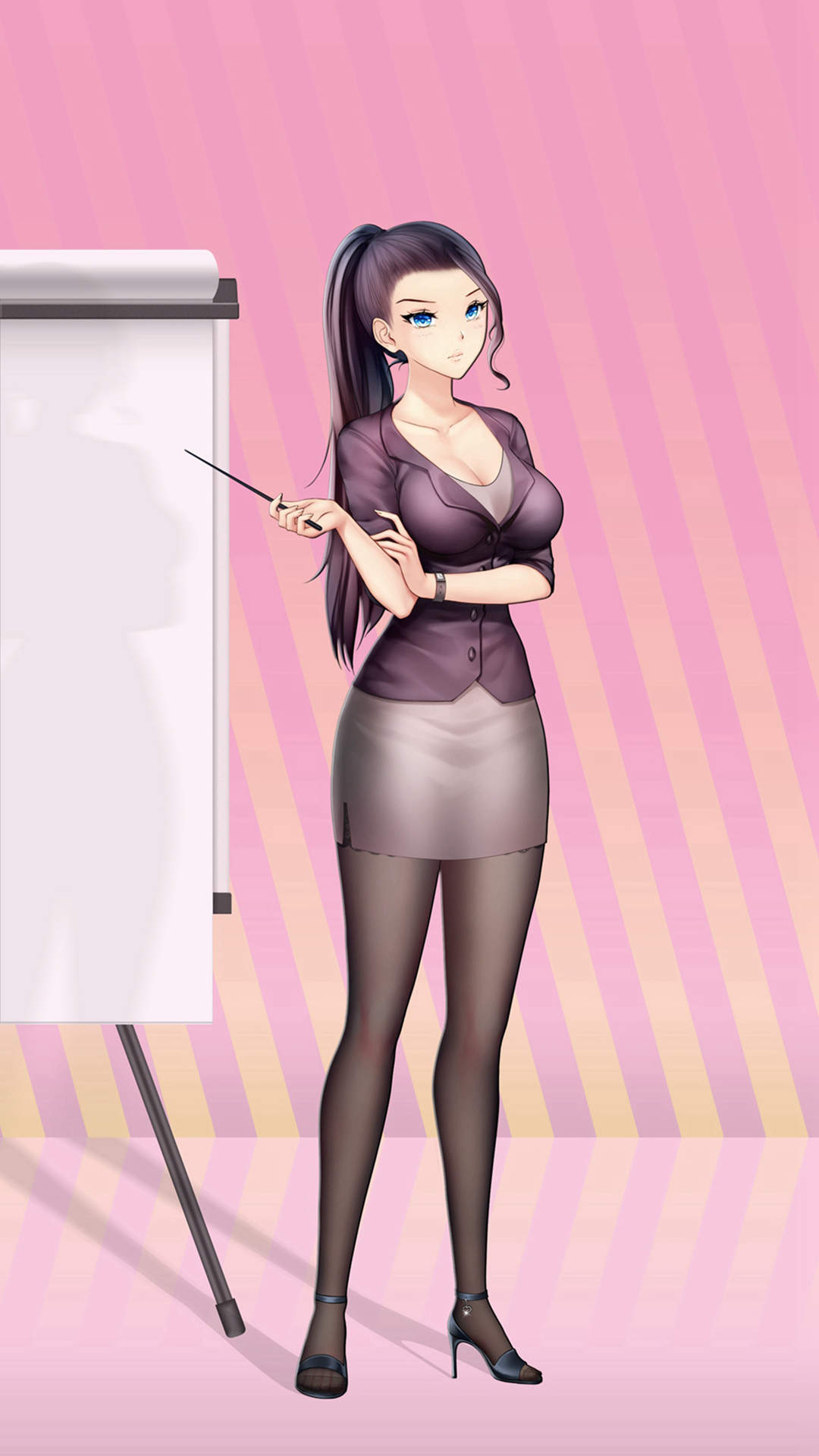 清纯可爱动漫美女手机壁纸图片