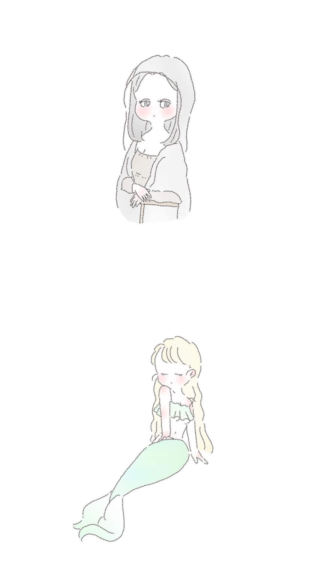 治愈可爱拼接女生头像手机壁纸 第二辑图片
