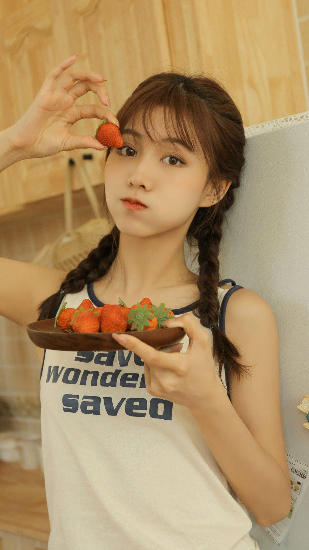 清纯可爱动漫美女手机壁纸图片