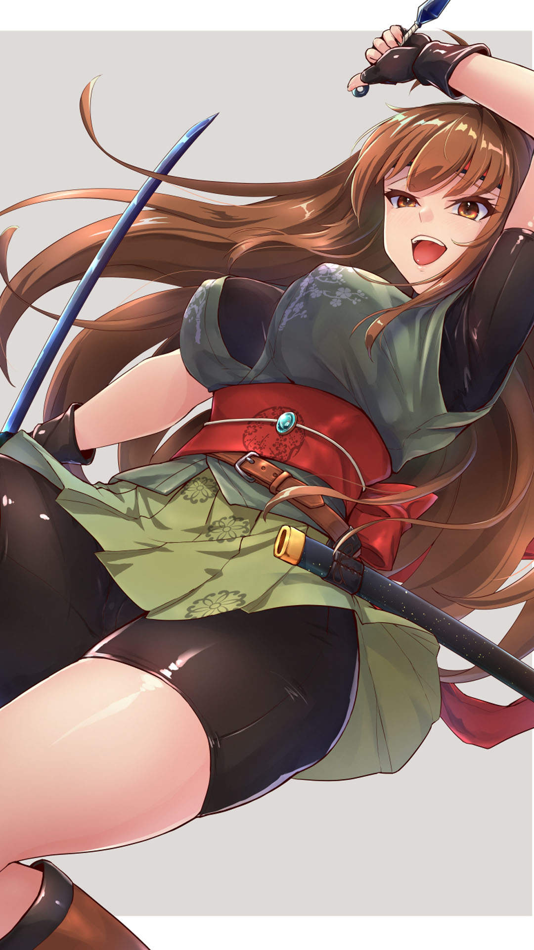 萌系治愈动漫少女手机壁纸图片