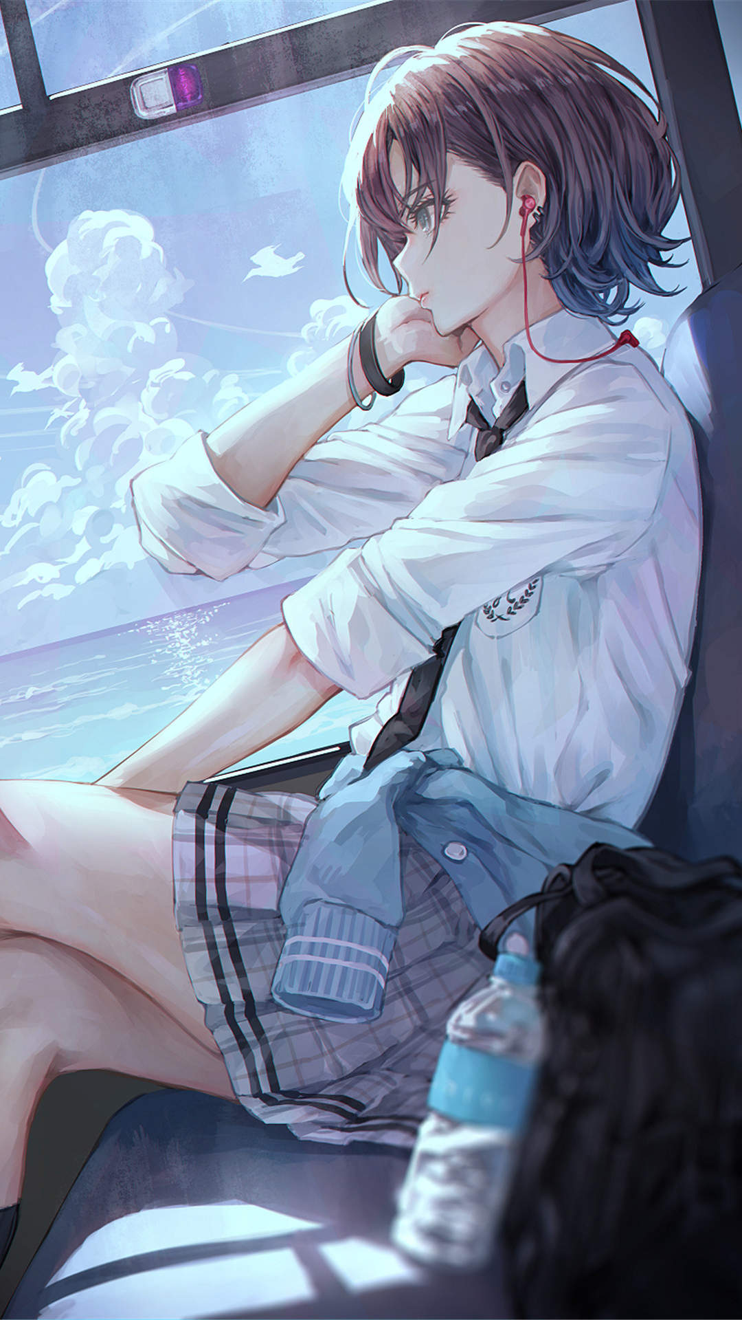 唯美动漫少女头像图片图片